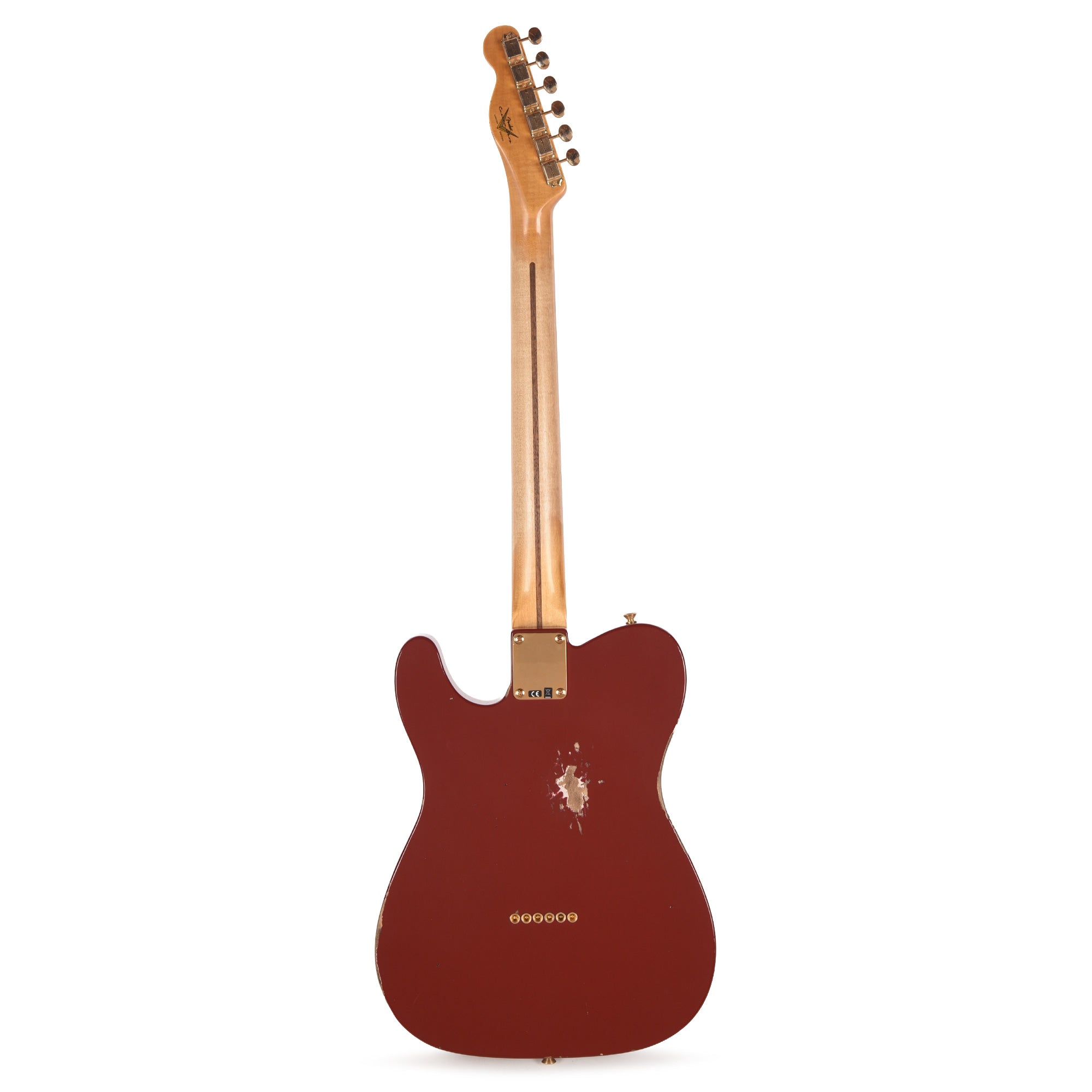 Fender Custom Shop LTD Hotshot Telecaster Relic Aged Cimmaron Red Electric Guitars