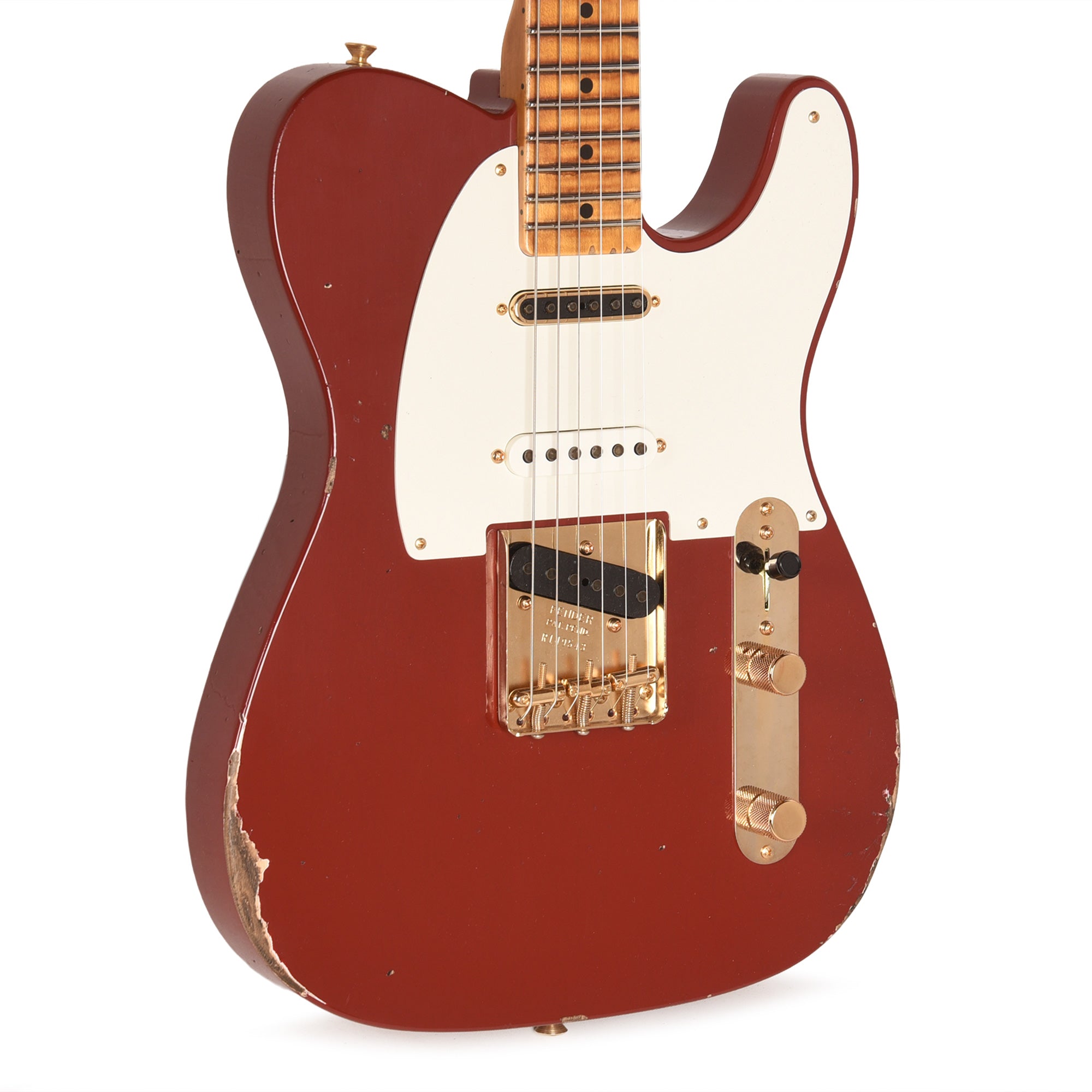 Fender Custom Shop LTD Hotshot Telecaster Relic Aged Cimmaron Red Electric Guitars