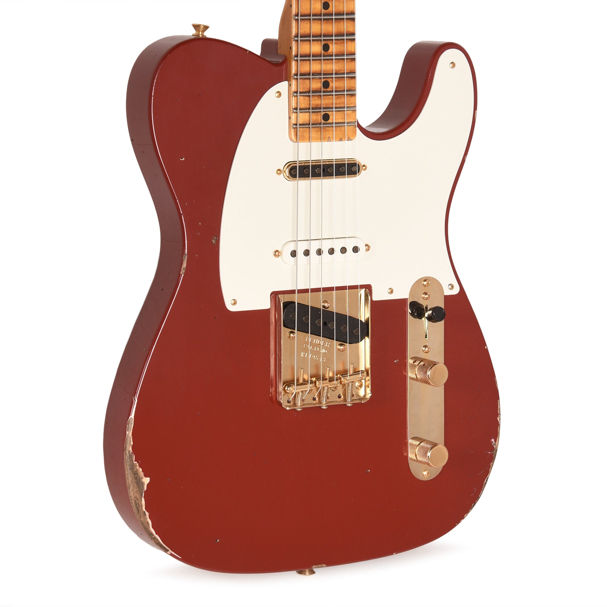 Fender Custom Shop LTD Hotshot Telecaster Relic Aged Cimmaron Red Electric Guitars