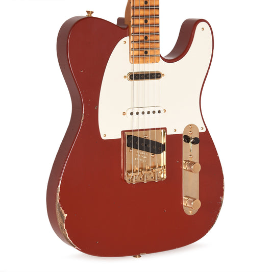 Fender Custom Shop LTD Hotshot Telecaster Relic Aged Cimmaron Red Electric Guitars