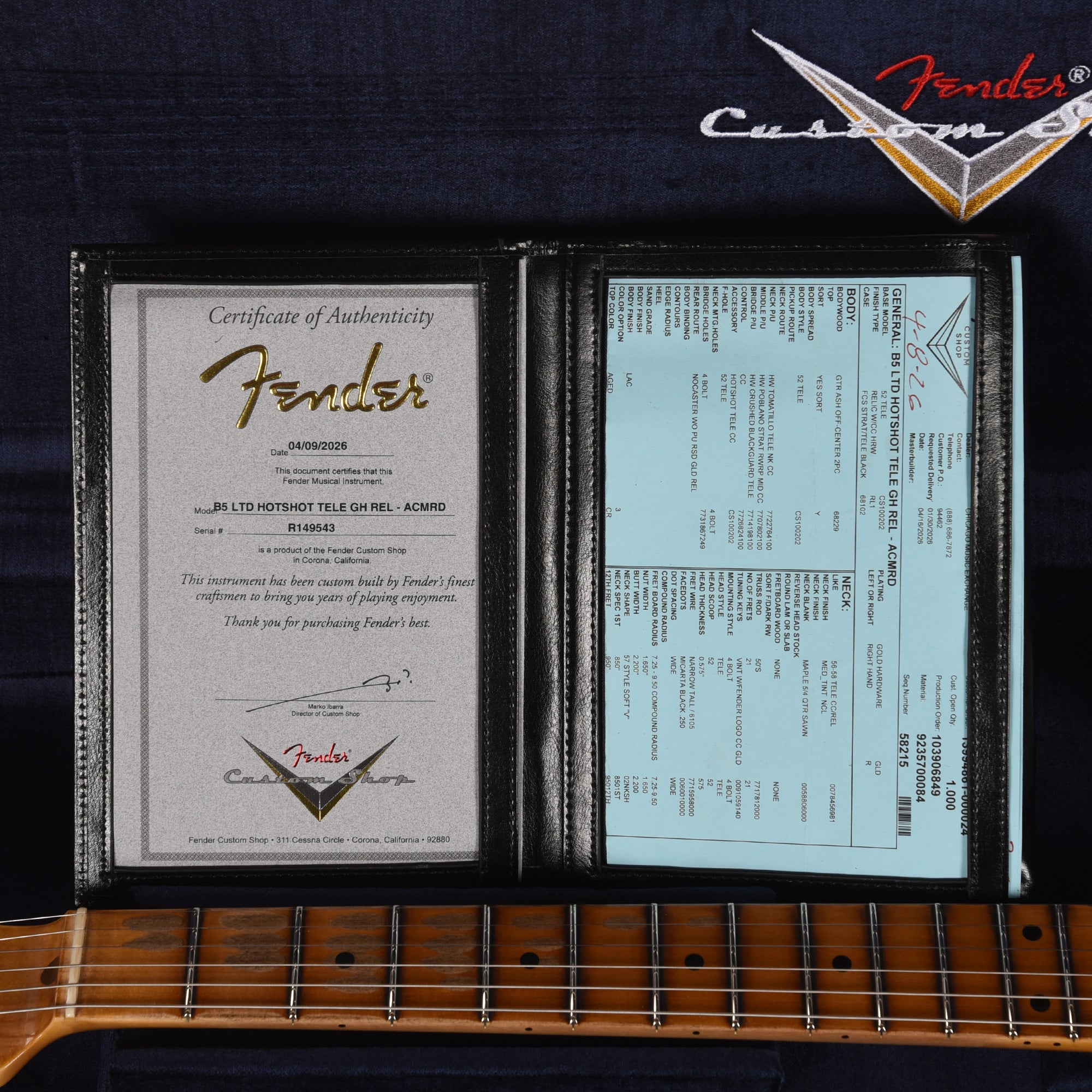 Fender Custom Shop LTD Hotshot Telecaster Relic Aged Cimmaron Red Electric Guitars