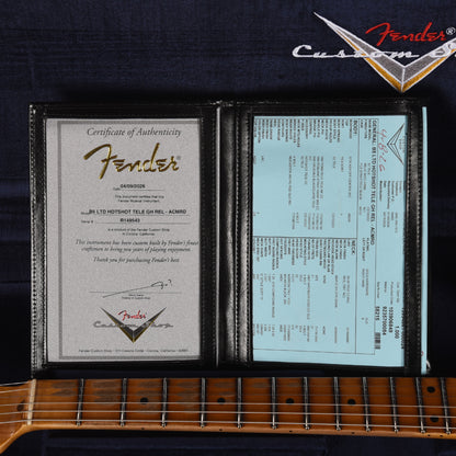 Fender Custom Shop LTD Hotshot Telecaster Relic Aged Cimmaron Red Electric Guitars