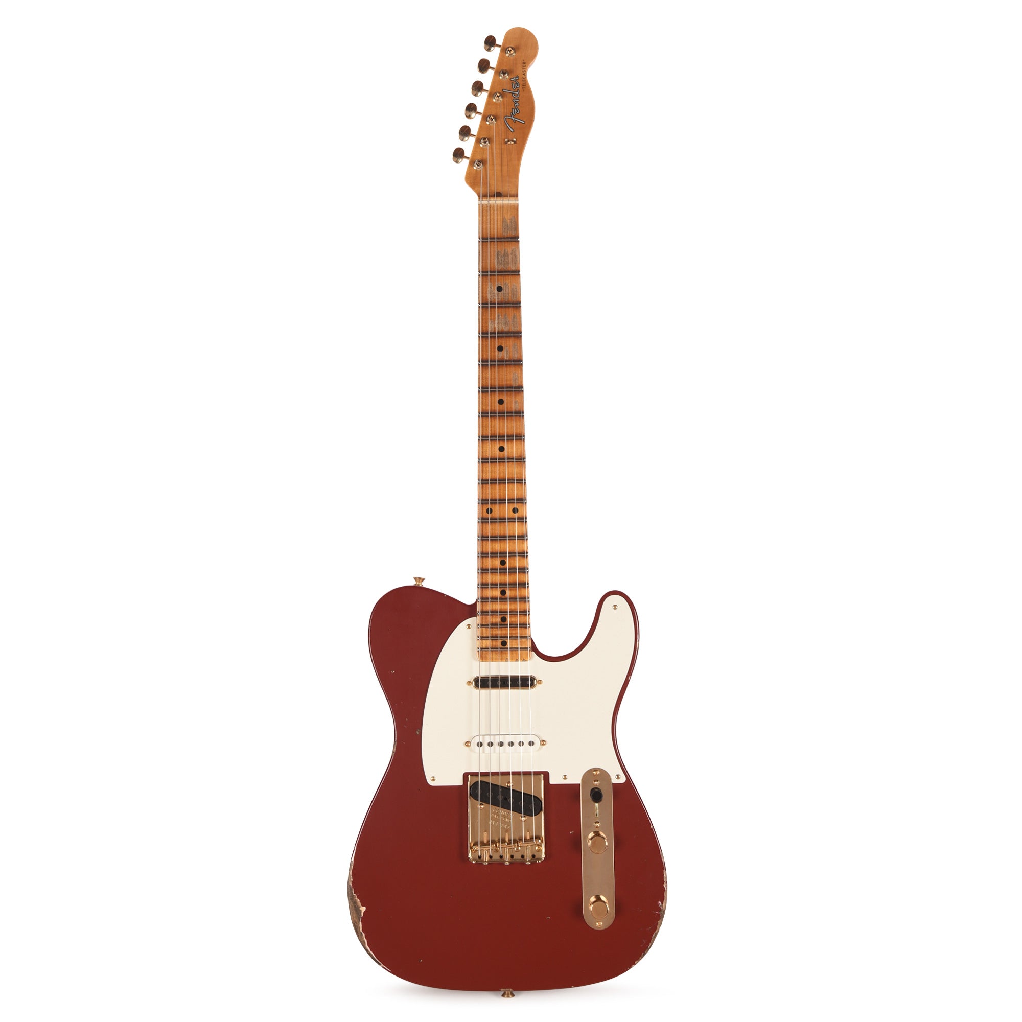 Fender Custom Shop LTD Hotshot Telecaster Relic Aged Cimmaron Red Electric Guitars