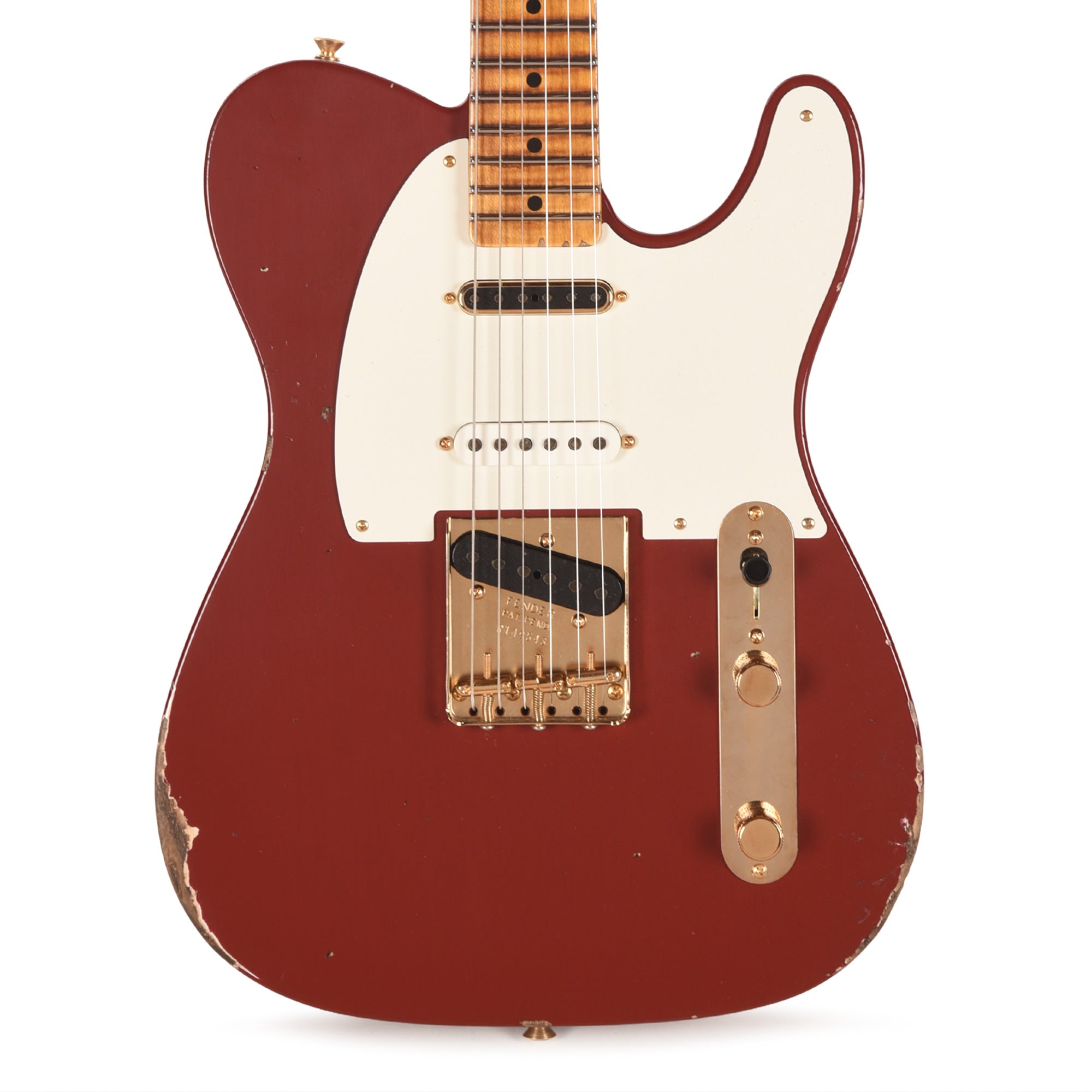 Fender Custom Shop LTD Hotshot Telecaster Relic Aged Cimmaron Red Electric Guitars