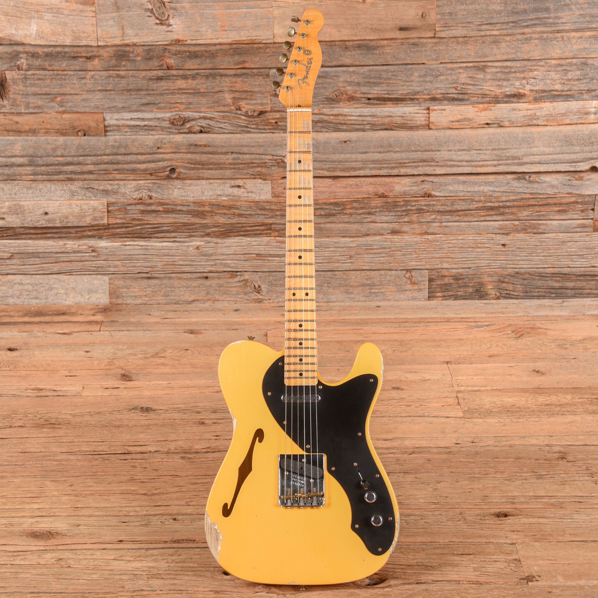 Fender Custom Shop LTD Nocaster Thinline Relic Butterscotch Blonde 2024 Electric Guitars