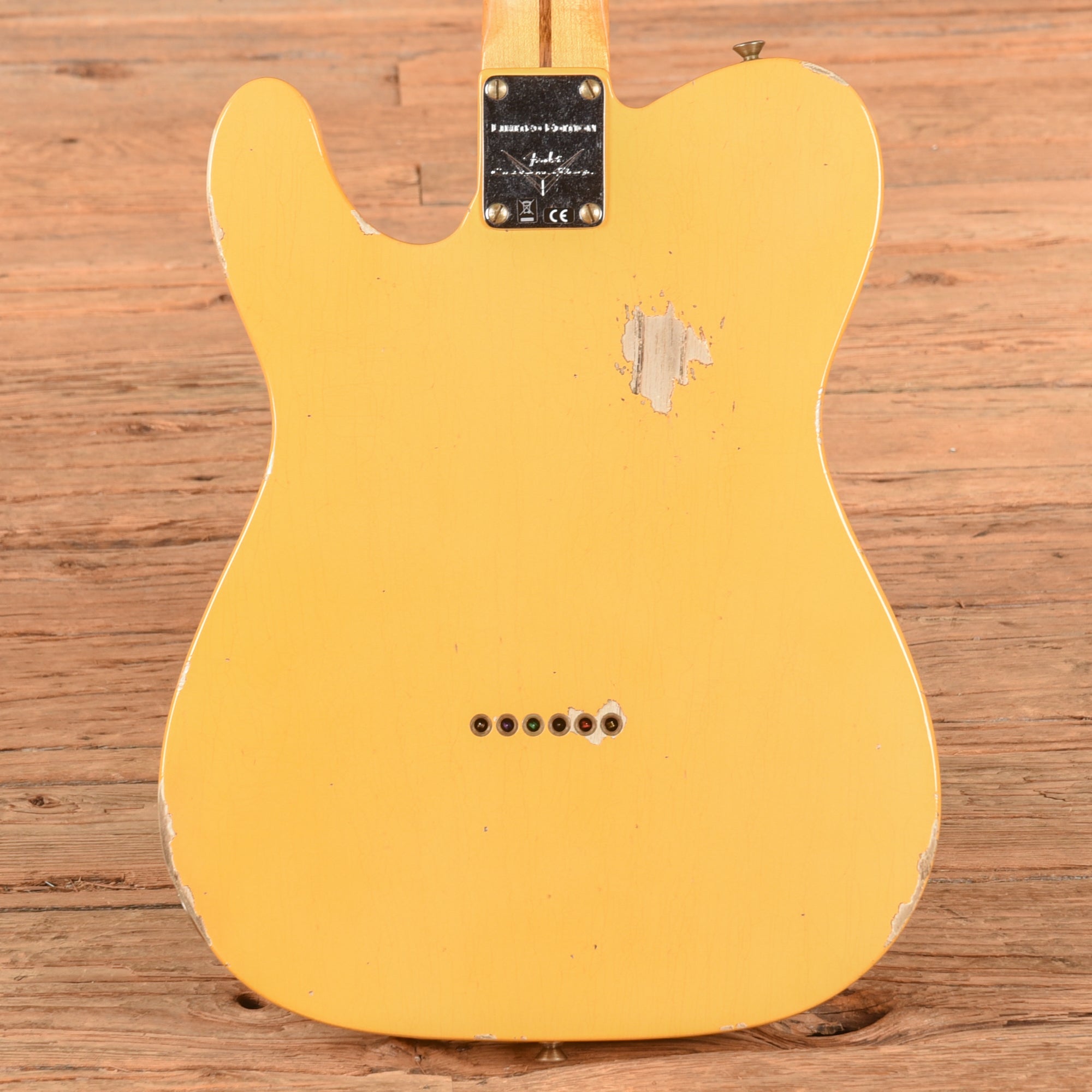 Fender Custom Shop LTD Nocaster Thinline Relic Butterscotch Blonde 2024 Electric Guitars