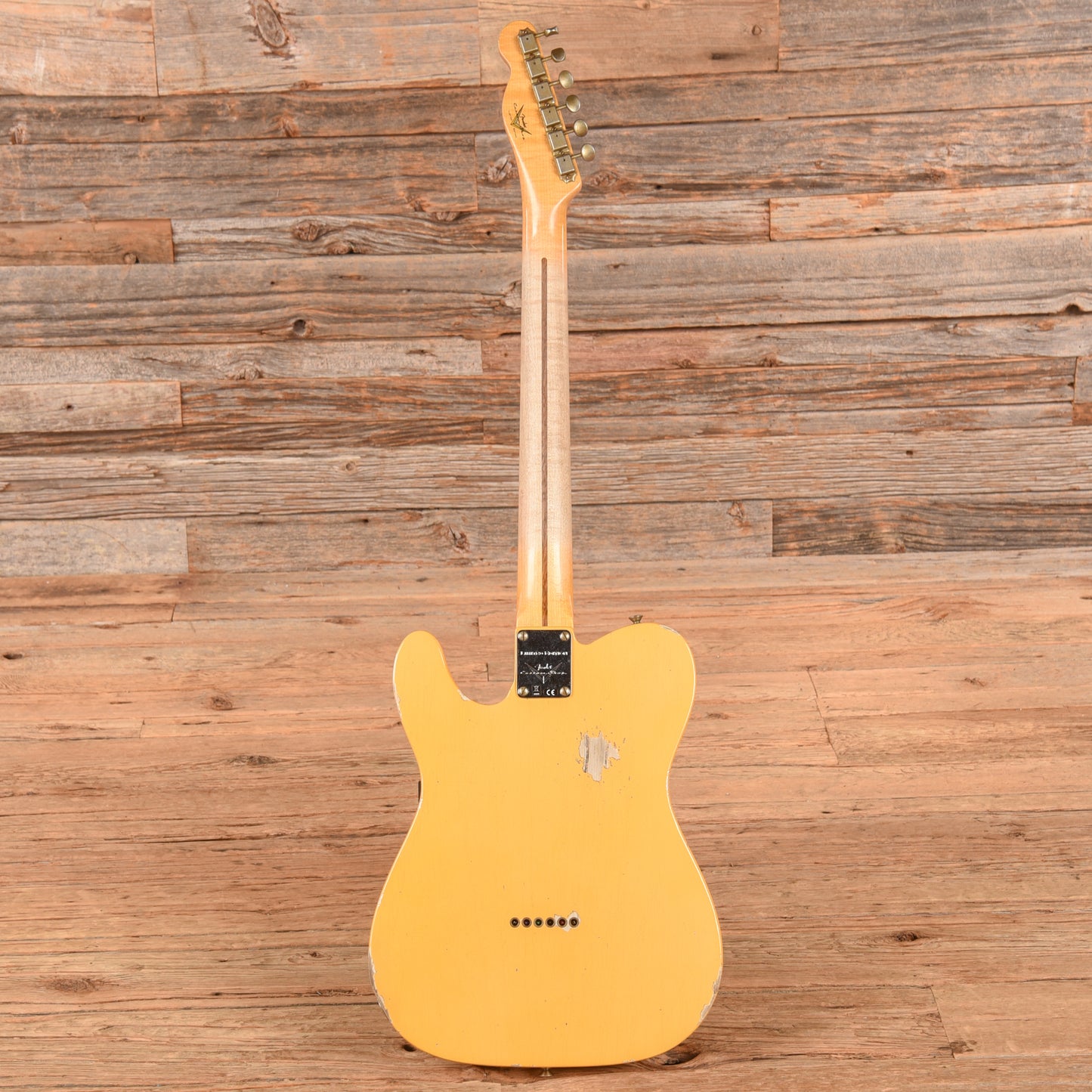 Fender Custom Shop LTD Nocaster Thinline Relic Butterscotch Blonde 2024 Electric Guitars