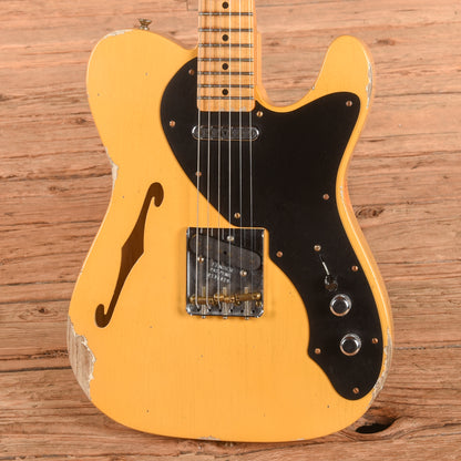 Fender Custom Shop LTD Nocaster Thinline Relic Butterscotch Blonde 2024 Electric Guitars