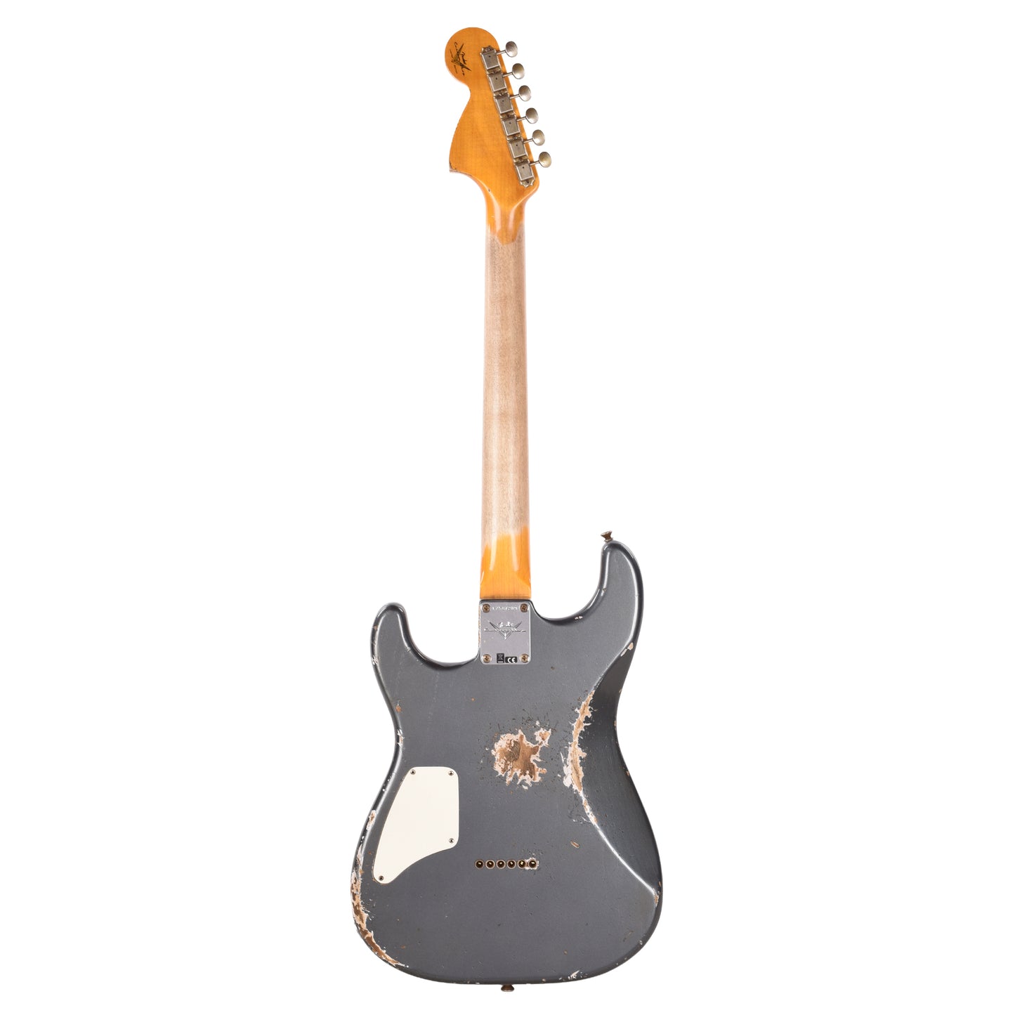Fender Custom Shop LTD Stratocaster SH Heavy Relic Aged Charcoal Frost Metallic Electric Guitars