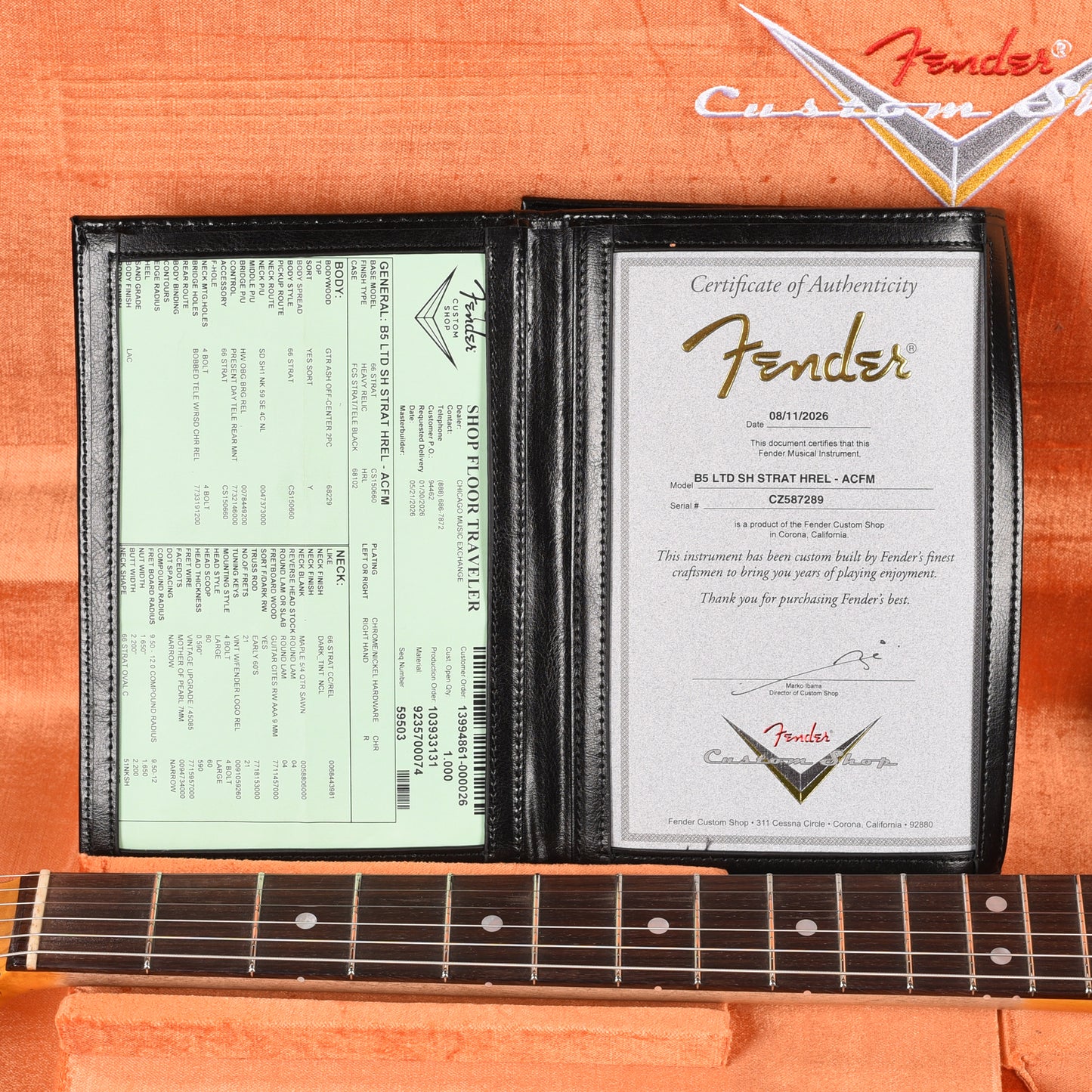 Fender Custom Shop LTD Stratocaster SH Heavy Relic Aged Charcoal Frost Metallic Electric Guitars