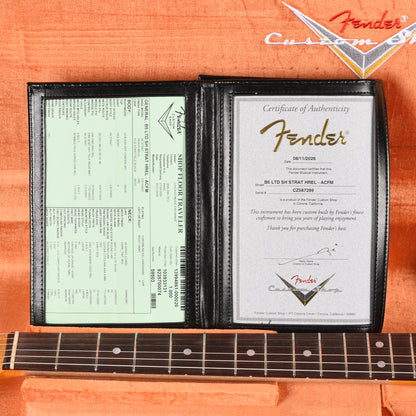 Fender Custom Shop LTD Stratocaster SH Heavy Relic Aged Charcoal Frost Metallic Electric Guitars