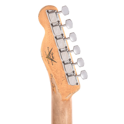 Fender Custom Shop LTD Telecaster Custom Super Heavy Relic Aged Firemist Silver w/Aged Candy Tangerine Burst Twilight Sky Electric Guitars