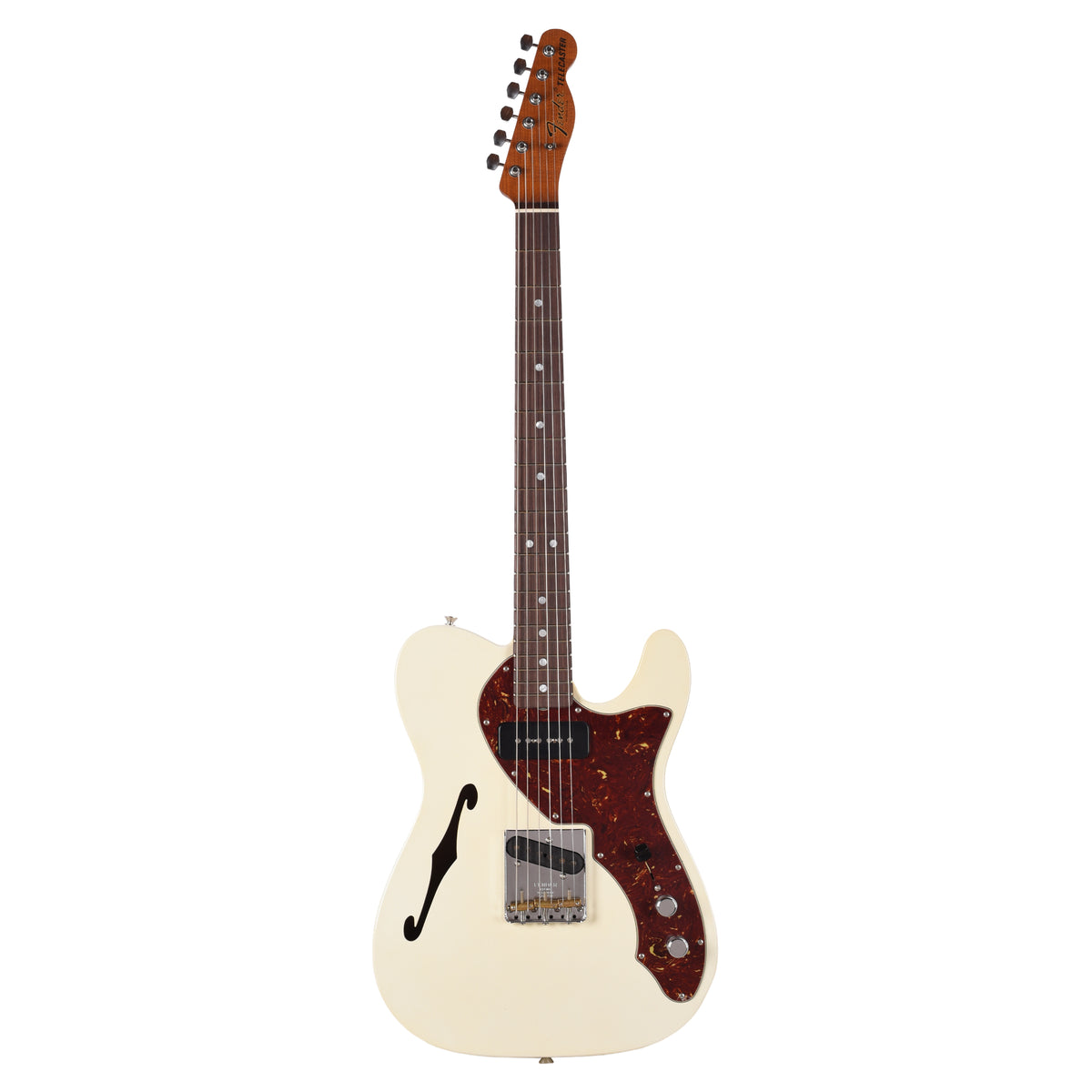 Fender Custom Shop Roasted Telecaster Thinline Closet Classic Aged Olympic White w/Josefina Hand-Wound OBG and Duncan P-90 Masterbuilt by Greg Fessler Electric Guitars