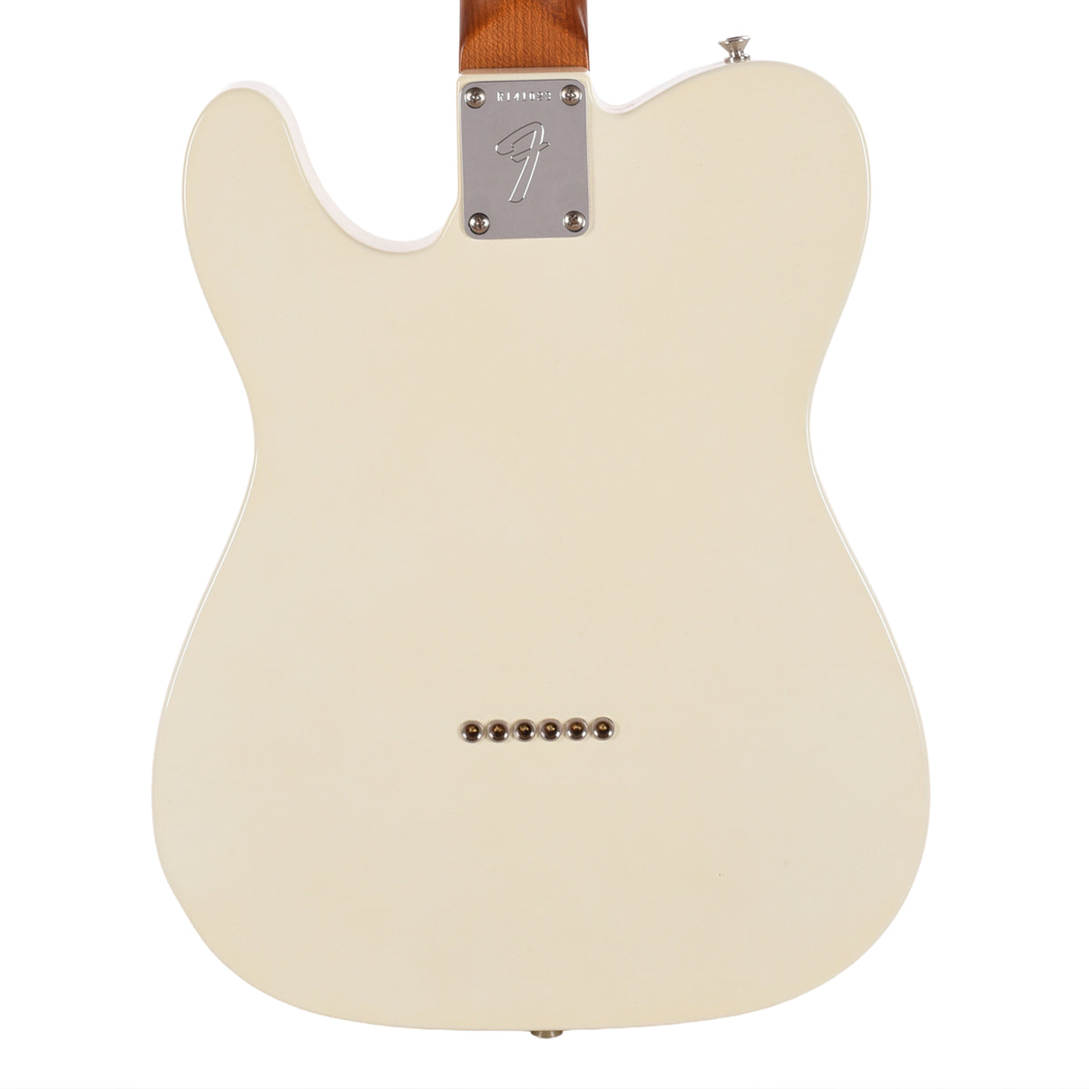 Fender Custom Shop Roasted Telecaster Thinline Closet Classic Aged Olympic White w/Josefina Hand-Wound OBG and Duncan P-90 Masterbuilt by Greg Fessler Electric Guitars