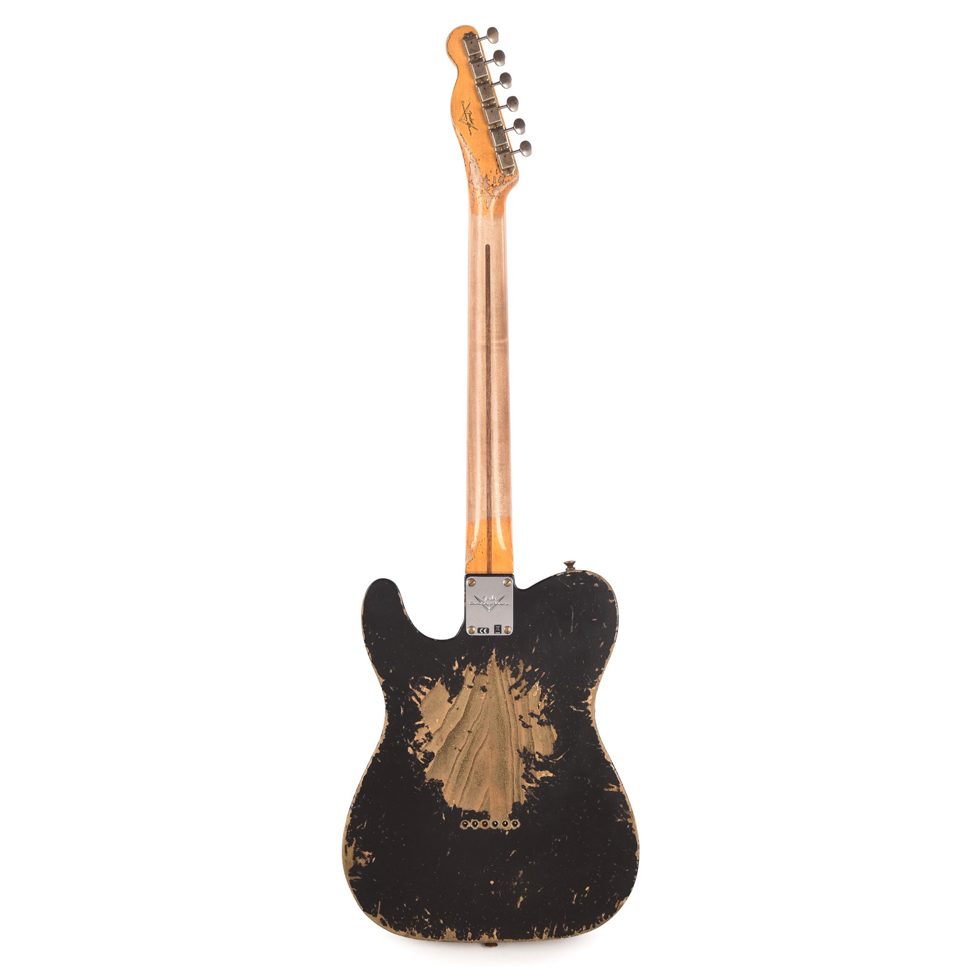 Fender Custom Shop Special Edition 1952 Telecaster Super Heavy Relic Aged Black Electric Guitars