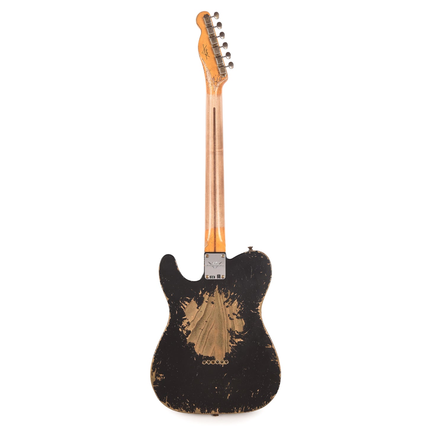 Fender Custom Shop Special Edition 1952 Telecaster Super Heavy Relic Aged Black Electric Guitars