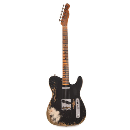 Fender Custom Shop Special Edition 1952 Telecaster Super Heavy Relic Aged Black Electric Guitars