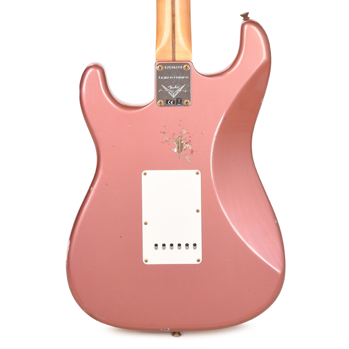 Fender Custom Shop Special Edition 1958 Compound Radius Stratocaster Relic Aged Burgundy Mist Metallic Electric Guitars