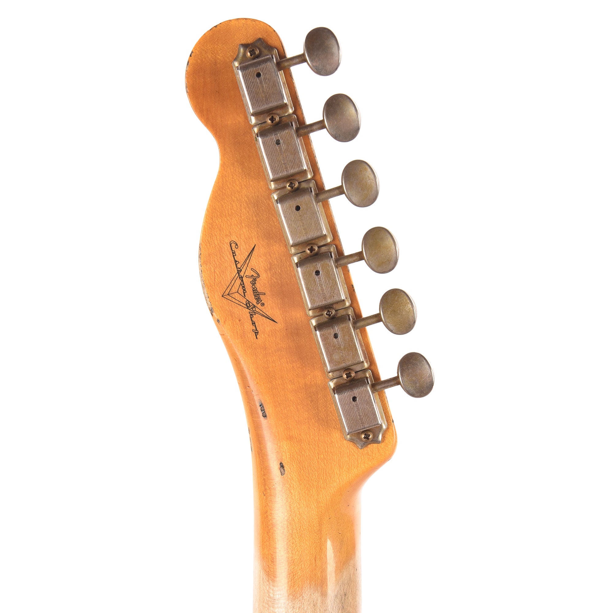 Fender Custom Shop Special Edition Cunife Blackguard Bigsby Telecaster Heavy Relic Aged Cherry Sunburst Electric Guitars