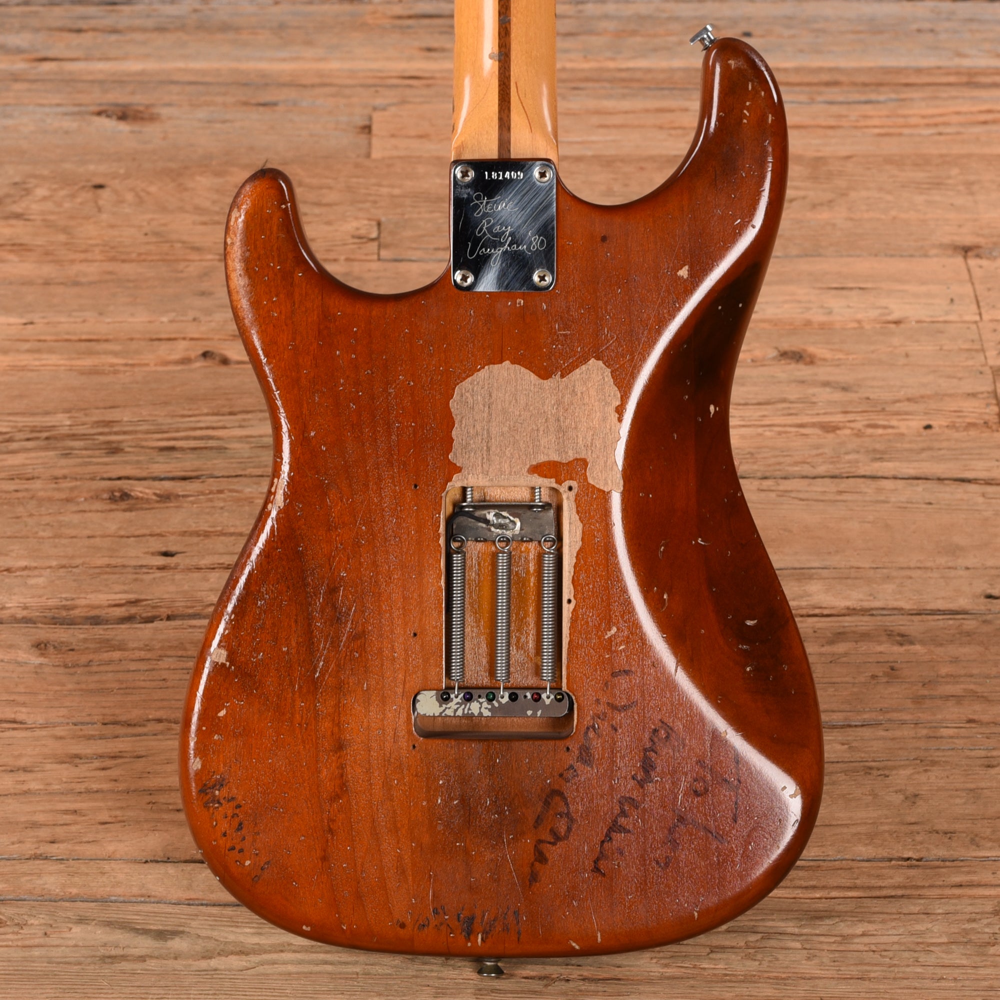 Fender Custom Shop SRV Stevie Ray Lenny Stratocaster Natural 2007 Electric Guitars