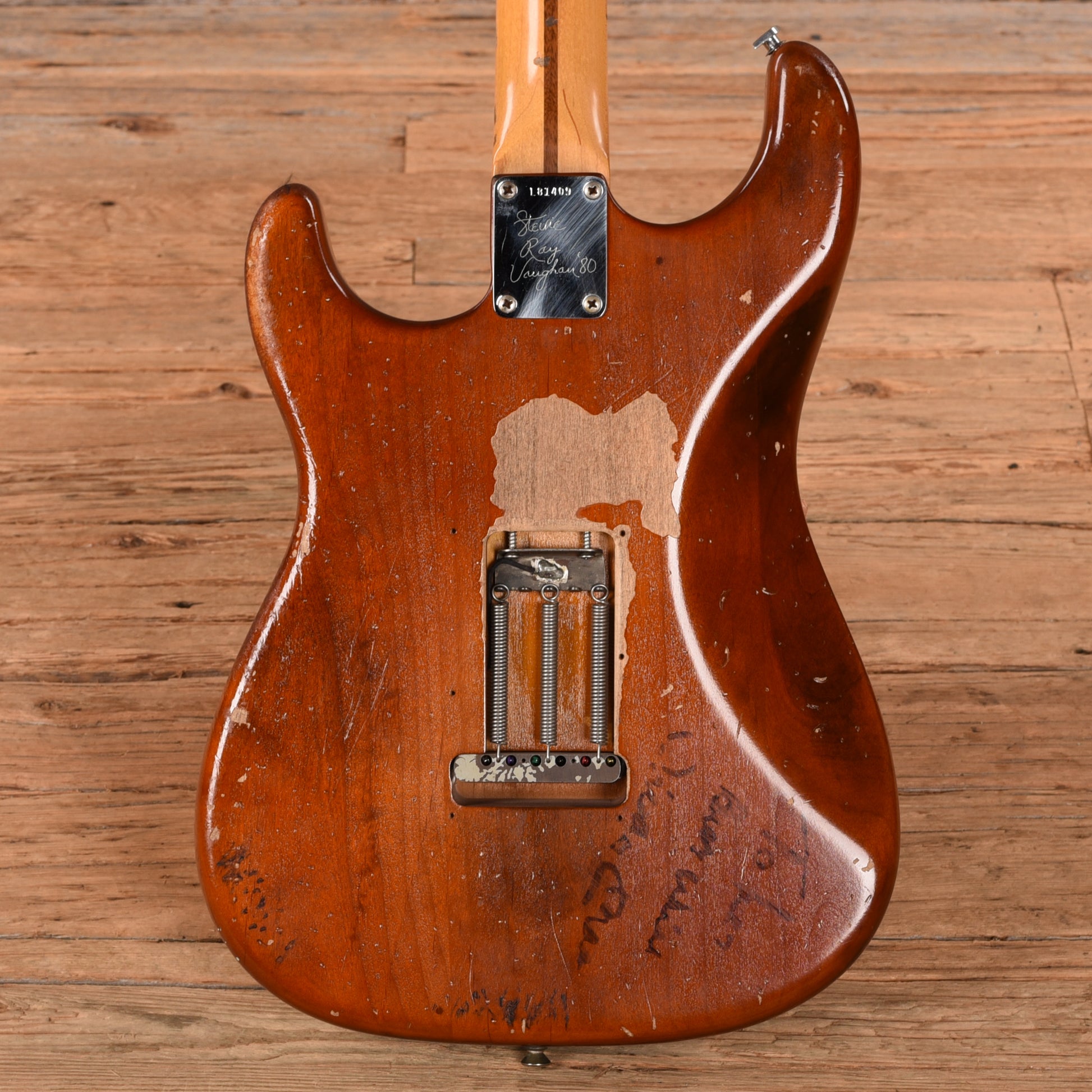 Fender Custom Shop SRV Stevie Ray Lenny Stratocaster Natural 2007 Electric Guitars
