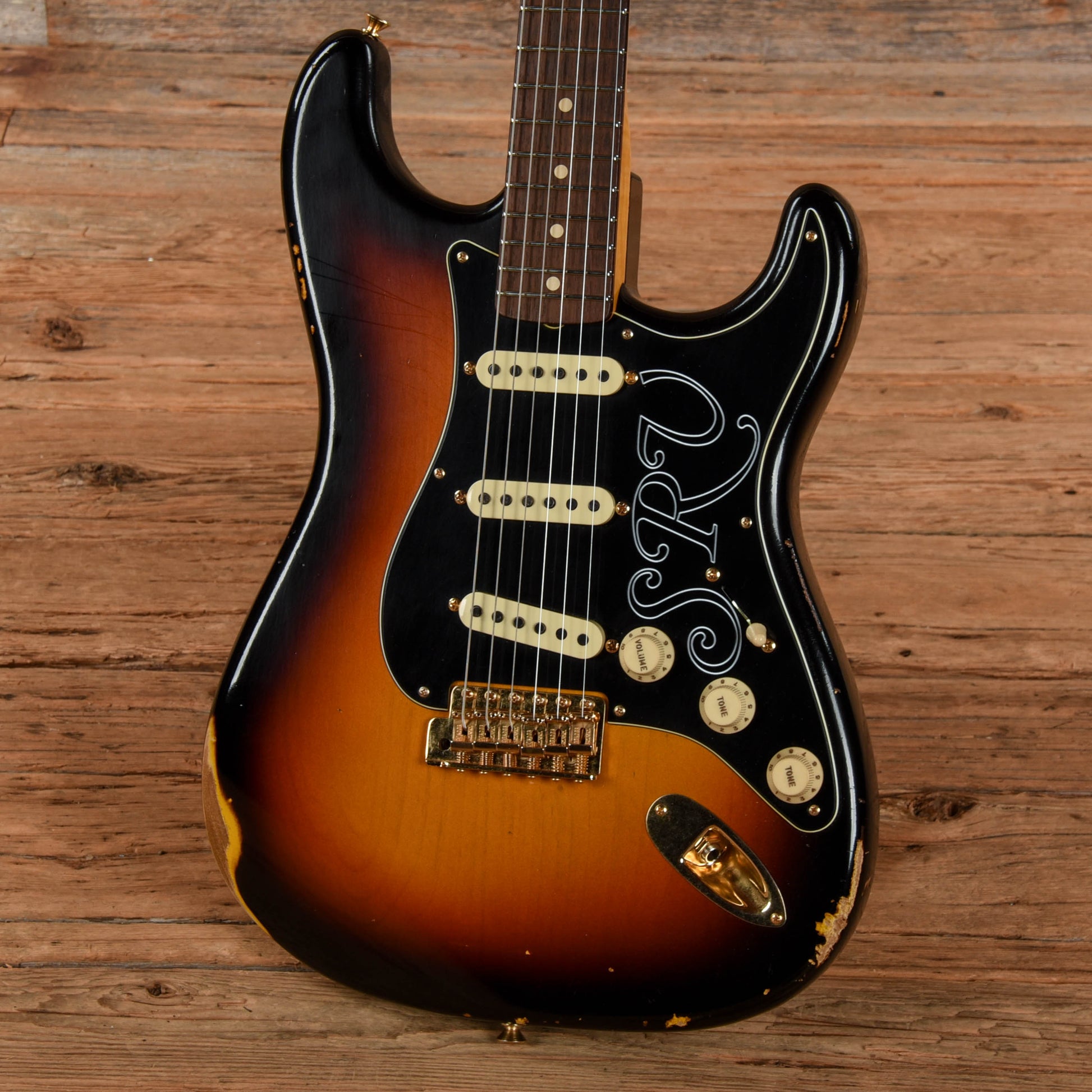 Fender Custom Shop Stevie Ray Vaughan Signature Stratocaster Relic Sunburst 2019 Electric Guitars