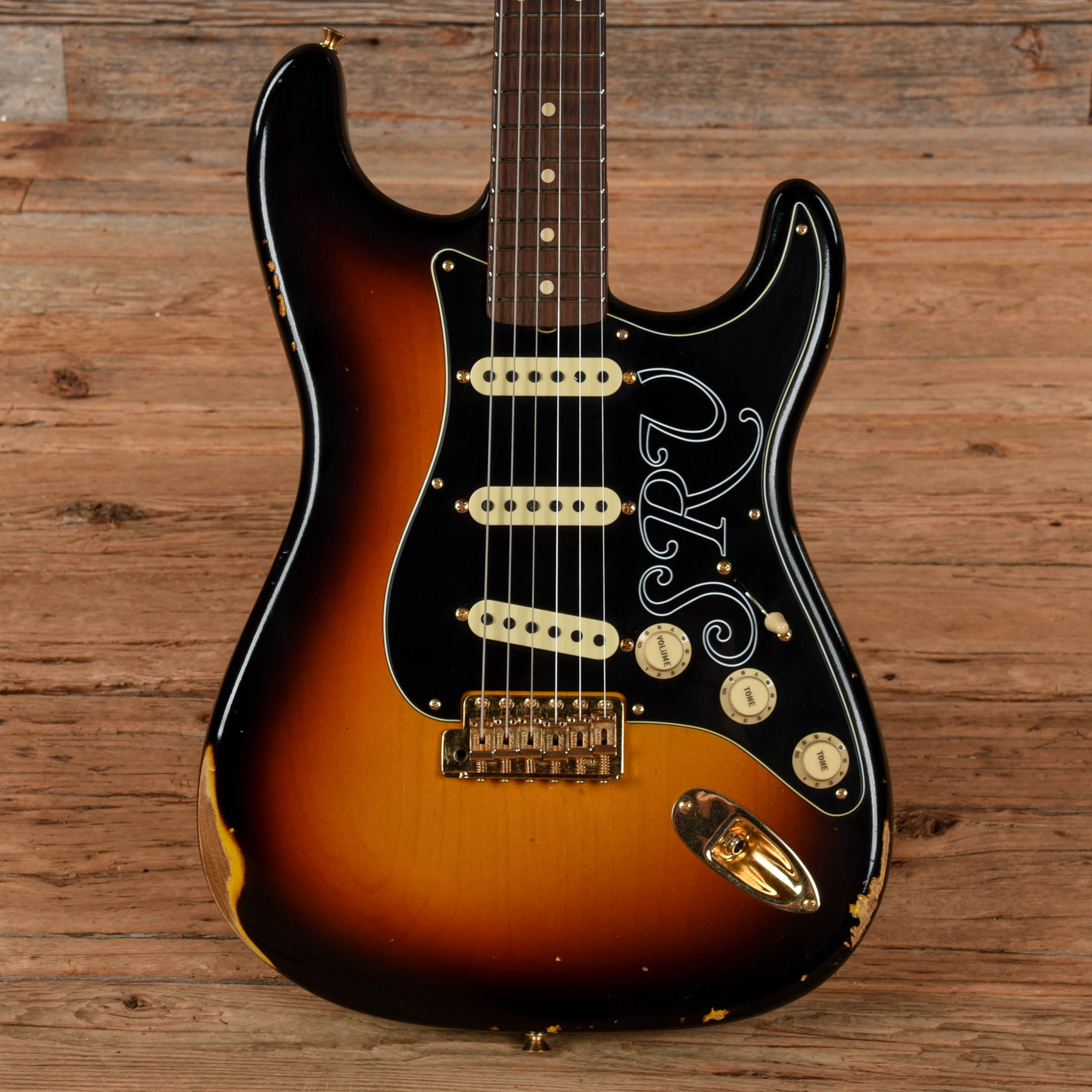 Fender Custom Shop Stevie Ray Vaughan Signature Stratocaster Relic Sunburst 2019 Electric Guitars