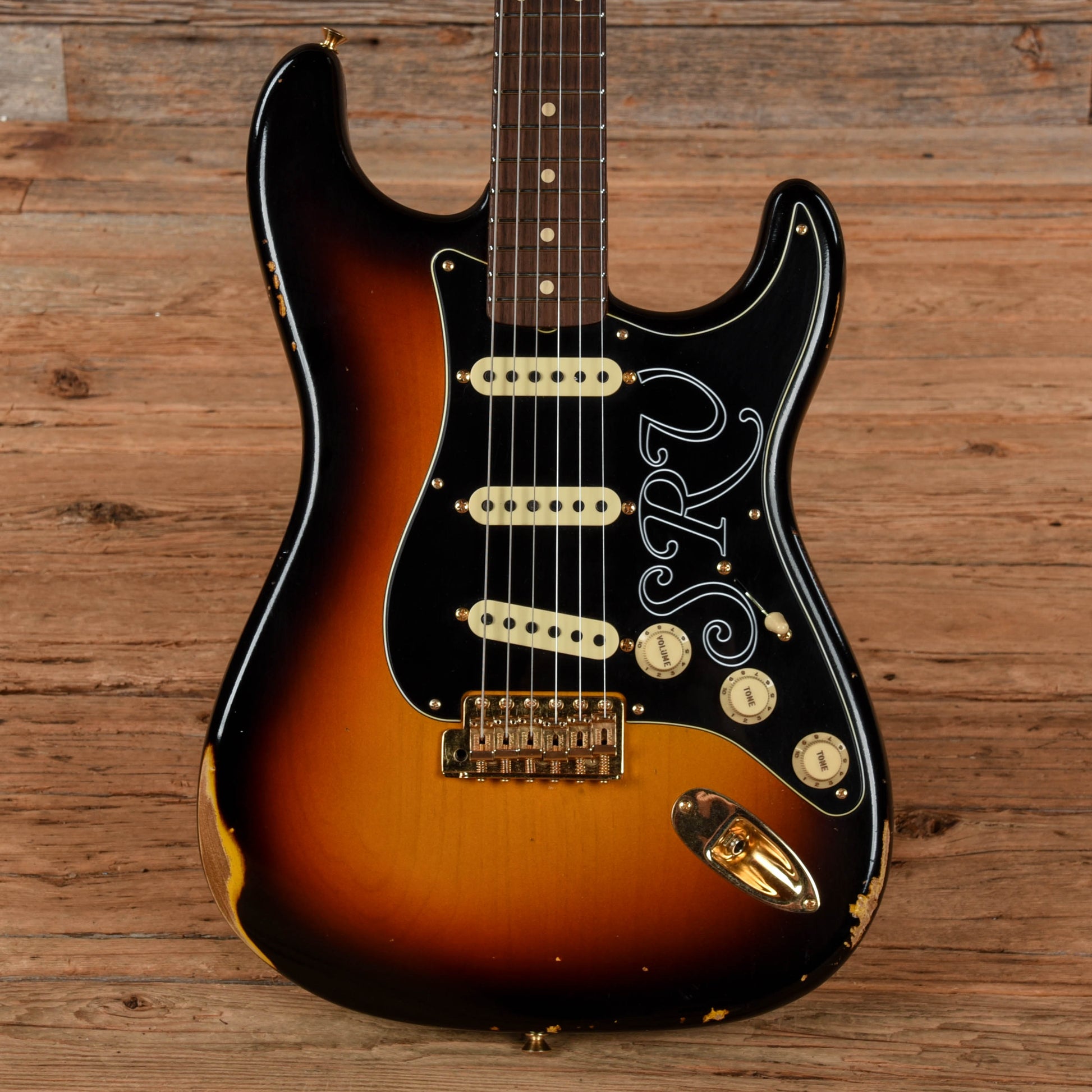 Fender Custom Shop Stevie Ray Vaughan Signature Stratocaster Relic Sunburst 2019 Electric Guitars