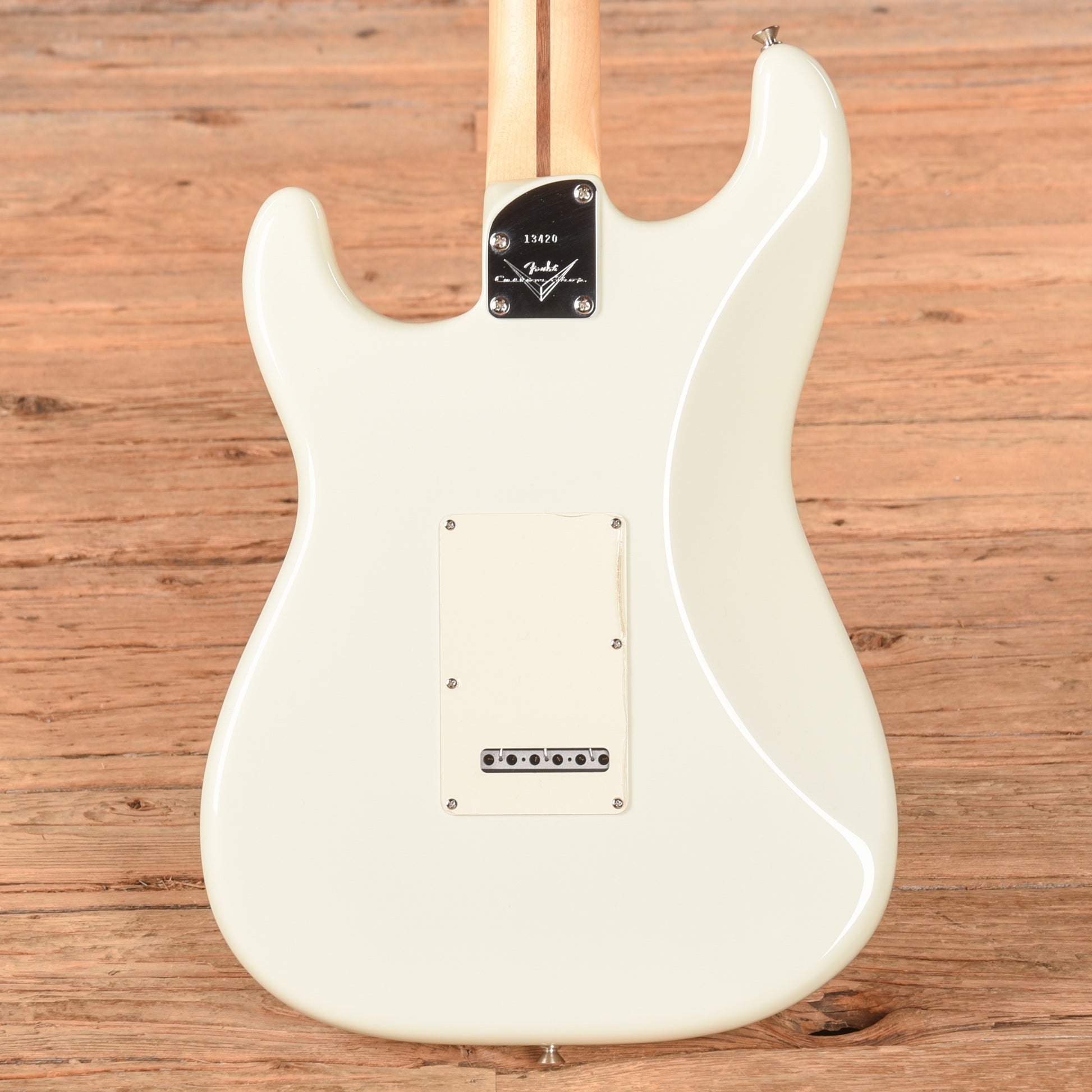 Fender Custom Shop Todd Krause Masterbuilt Jeff Beck Stratocaster Olympic White Electric Guitars
