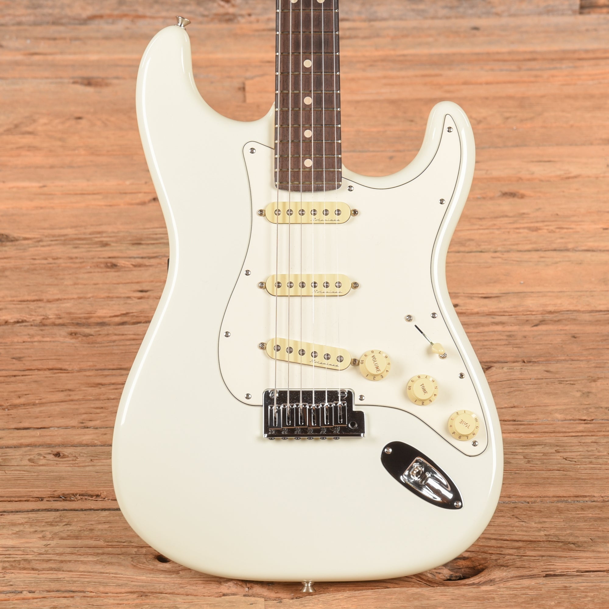 Fender Custom Shop Todd Krause Masterbuilt Jeff Beck Stratocaster Olympic White Electric Guitars