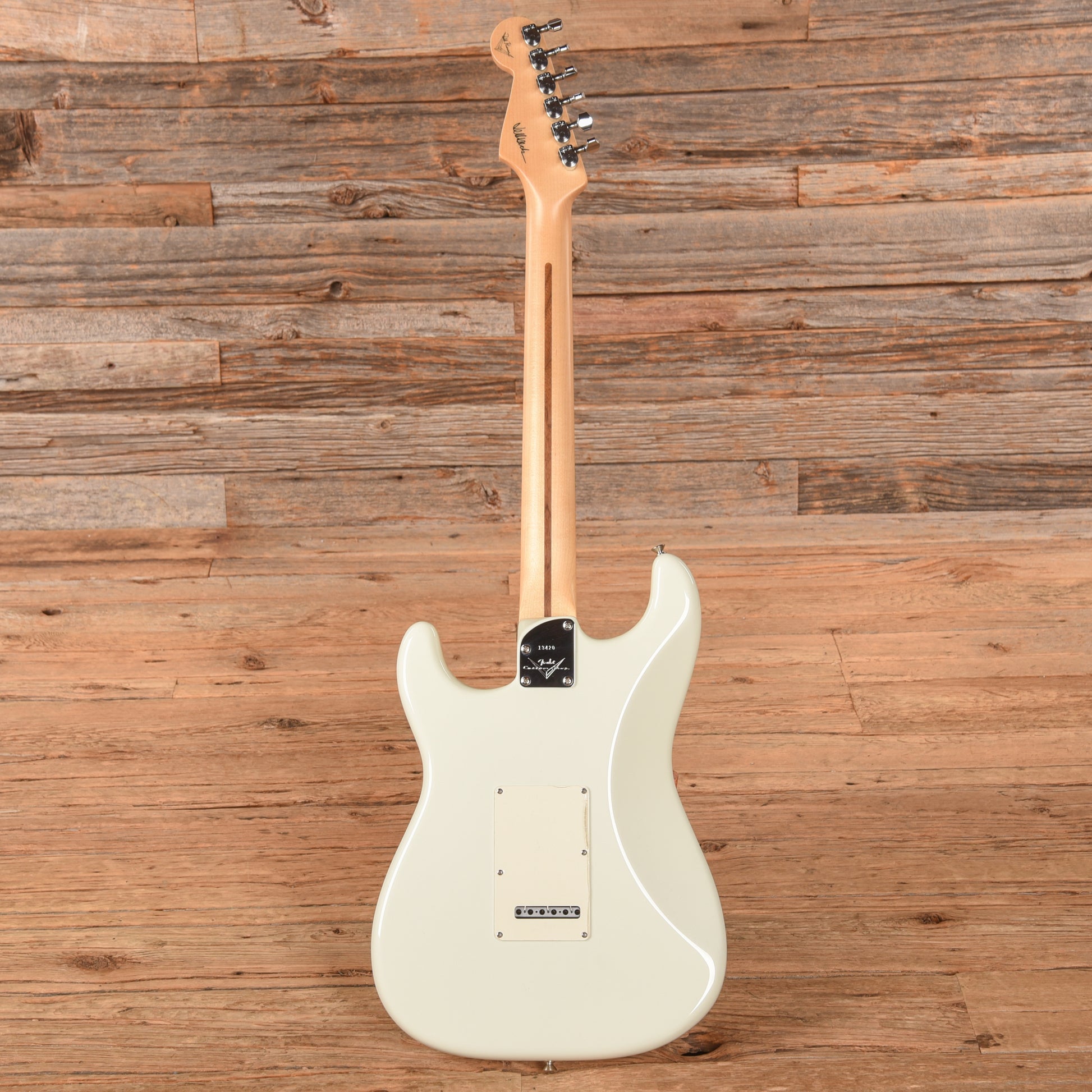 Fender Custom Shop Todd Krause Masterbuilt Jeff Beck Stratocaster Olympic White Electric Guitars