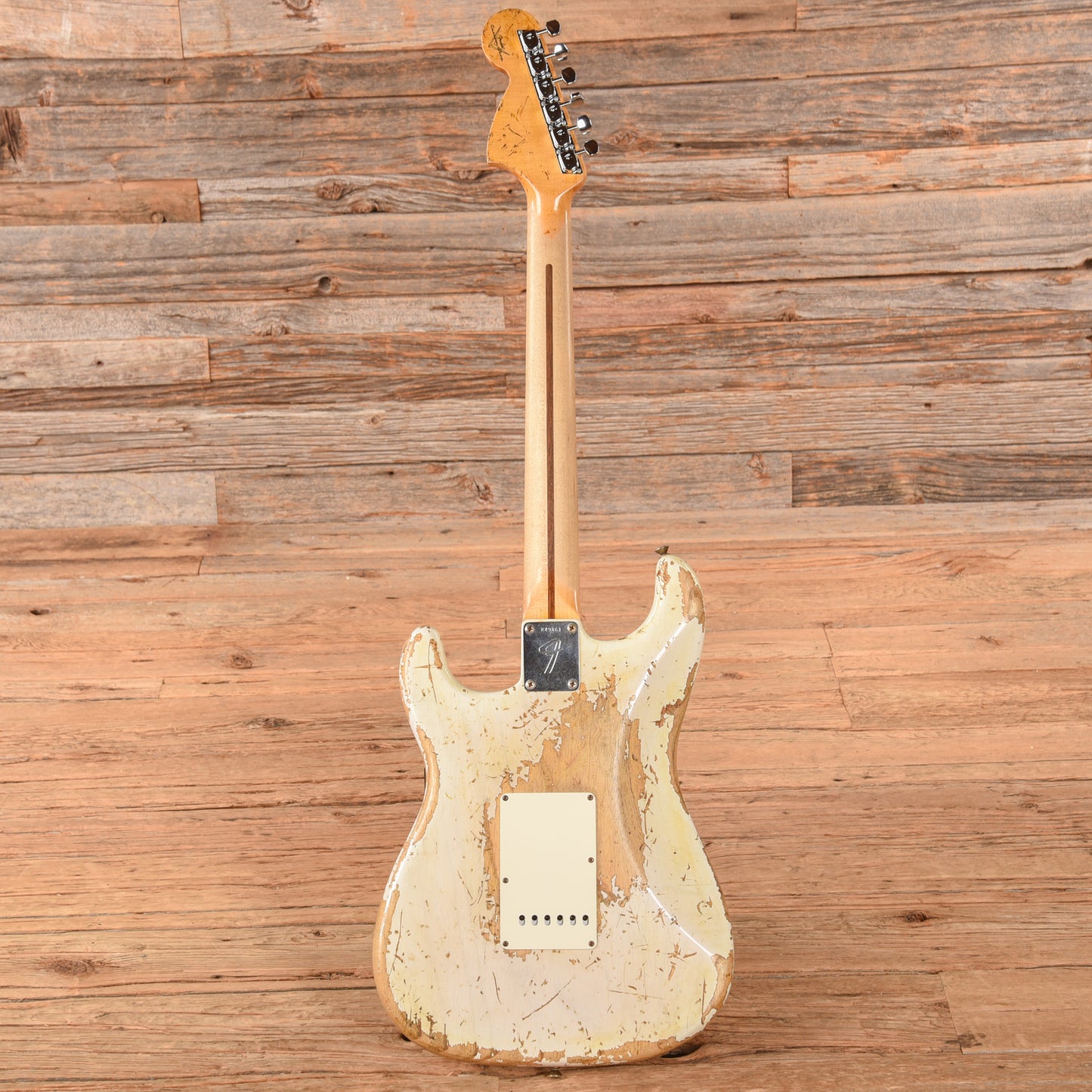 Fender Custom Shop Vintage Stratocaster Heavy Relic Olympic White 2009 Electric Guitars