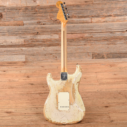 Fender Custom Shop Vintage Stratocaster Heavy Relic Olympic White 2009 Electric Guitars