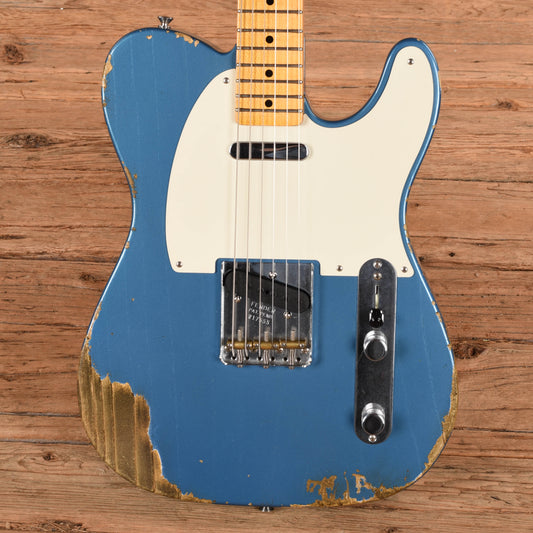 Fender Custom Shop WW10 '55 Telecaster Heavy Relic Lake Placid Blue 2018 Electric Guitars