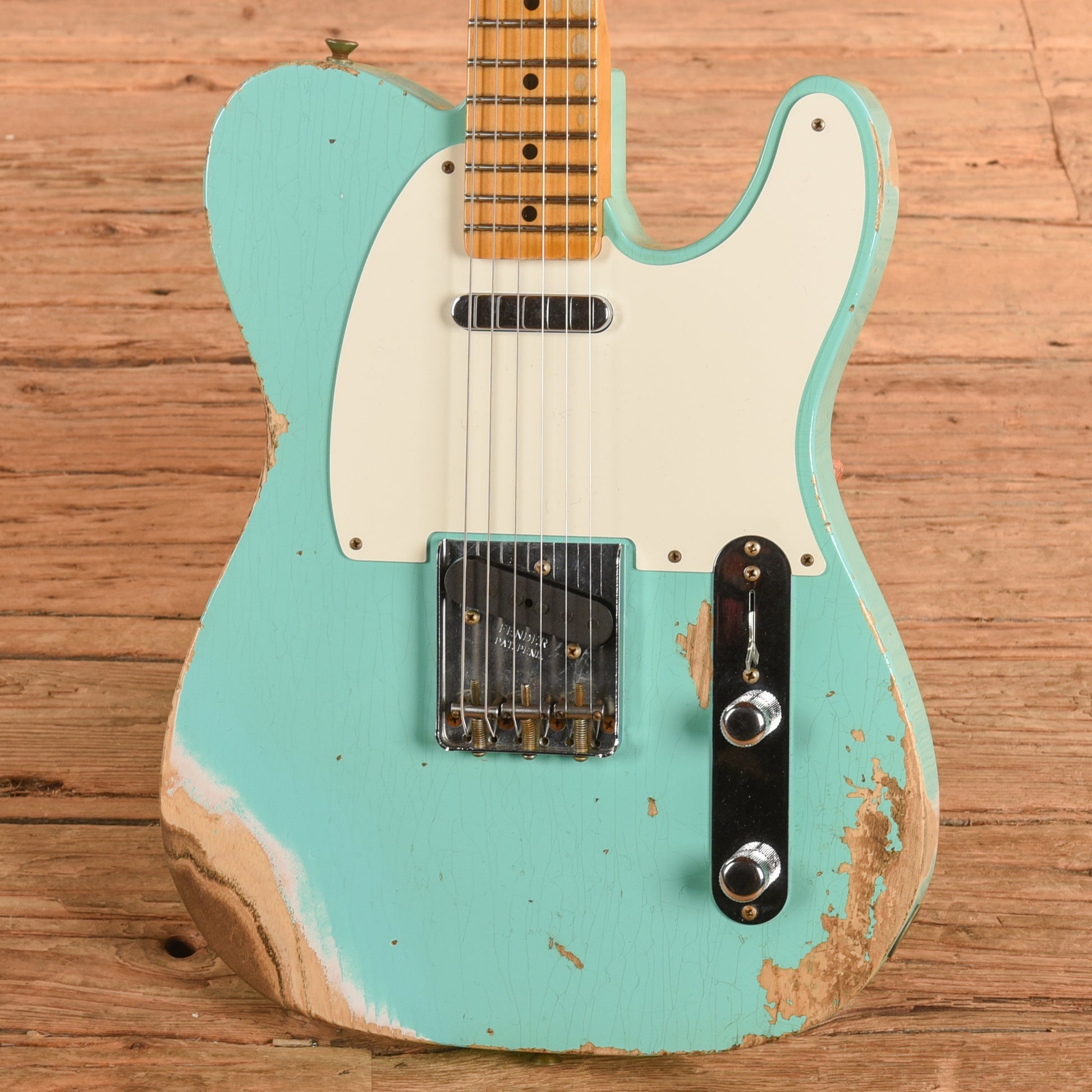 Fender Custom Shop WW10 '55 Telecaster Relic Seafoam Green 2022 Electric Guitars