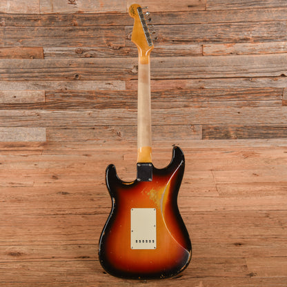 Fender Custom Shop WW10 '61 Stratocaster Reissue Heavy Relic Sunburst 2019 Electric Guitars