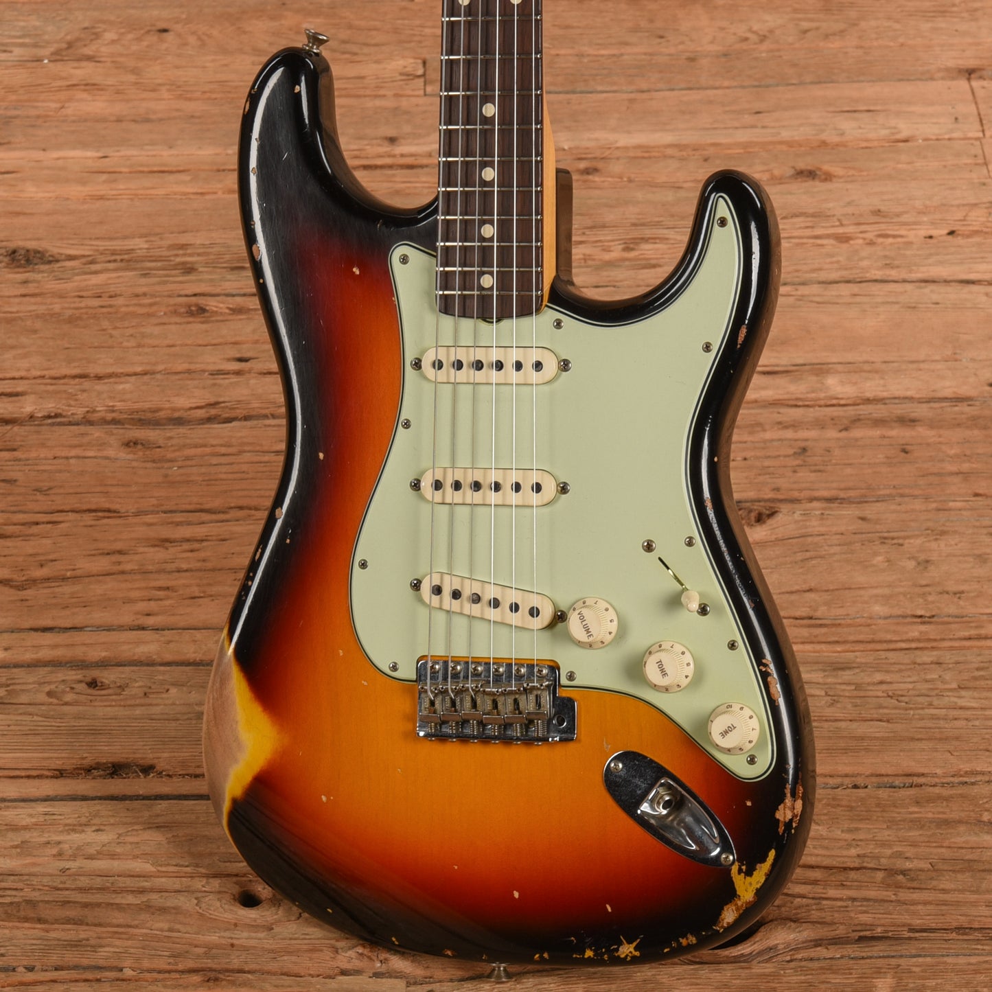 Fender Custom Shop WW10 '61 Stratocaster Reissue Heavy Relic Sunburst 2019 Electric Guitars