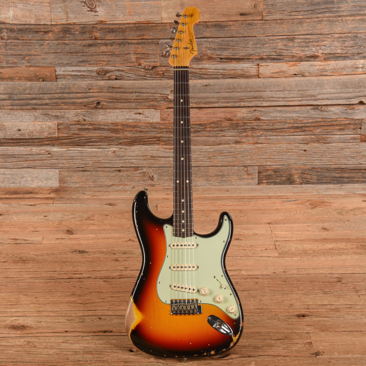 Fender Custom Shop WW10 '61 Stratocaster Reissue Heavy Relic Sunburst 2019 Electric Guitars