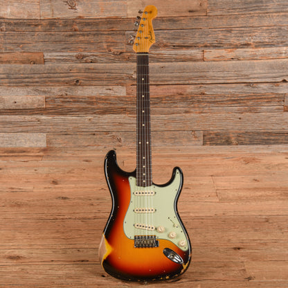 Fender Custom Shop WW10 '61 Stratocaster Reissue Heavy Relic Sunburst 2019 Electric Guitars