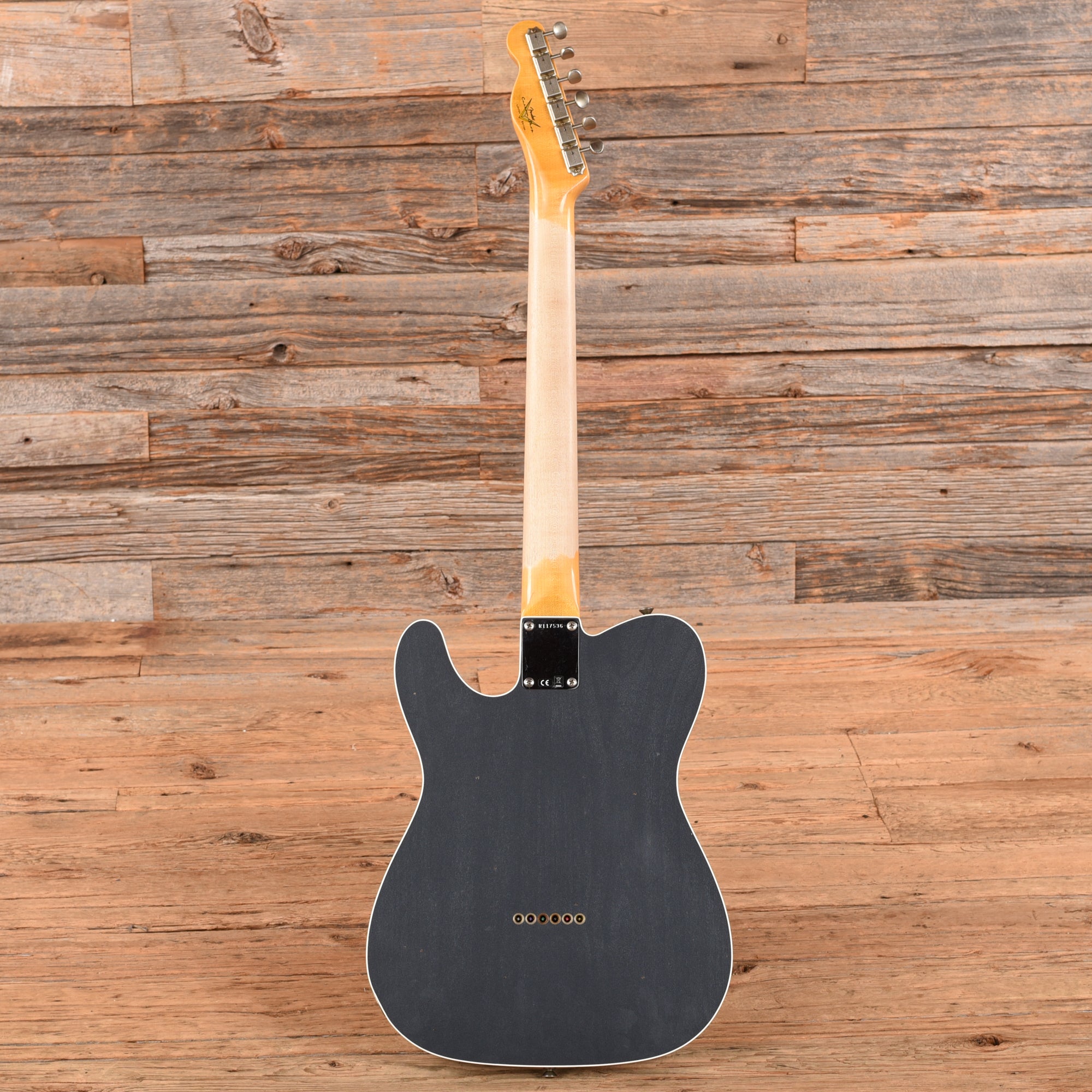 Fender Custom Shop WW10 '62 Telecaster Custom Journeyman Relic Charcoal Frost Electric Guitars