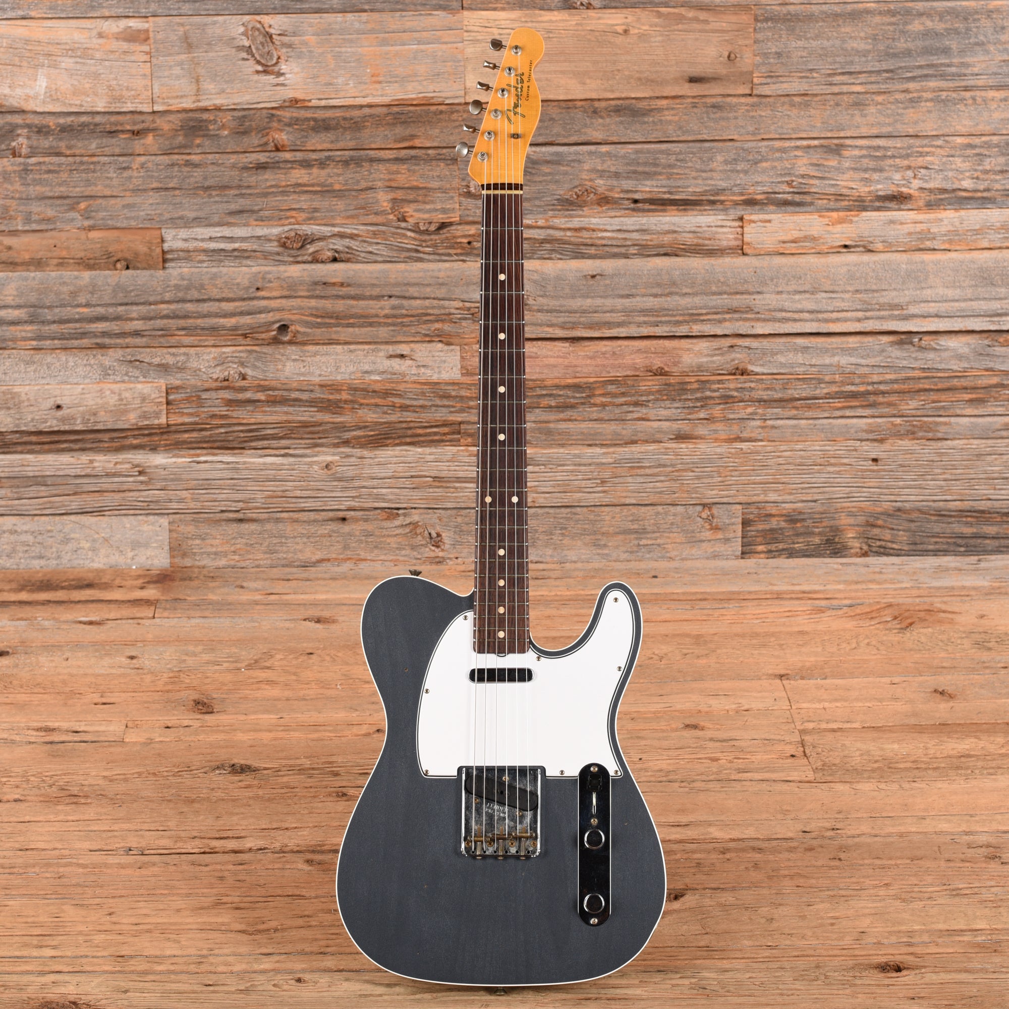 Fender Custom Shop WW10 '62 Telecaster Custom Journeyman Relic Charcoal Frost Electric Guitars