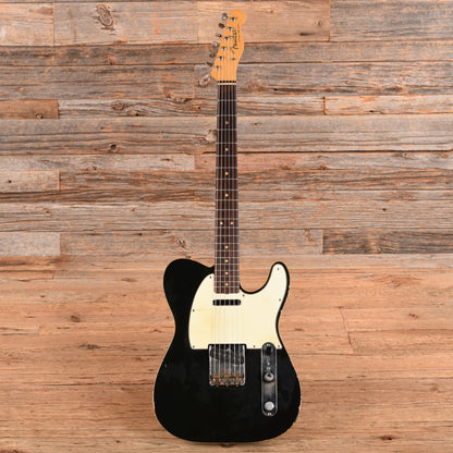 Fender Custom Telecaster Refin Black over Sunburst 1963 Electric Guitars