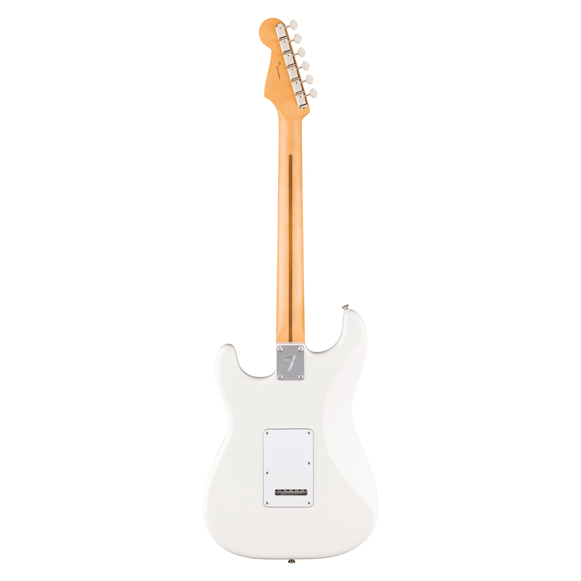 Fender DE Player II Stratocaster Polar White w/Matching Headcap Electric Guitars