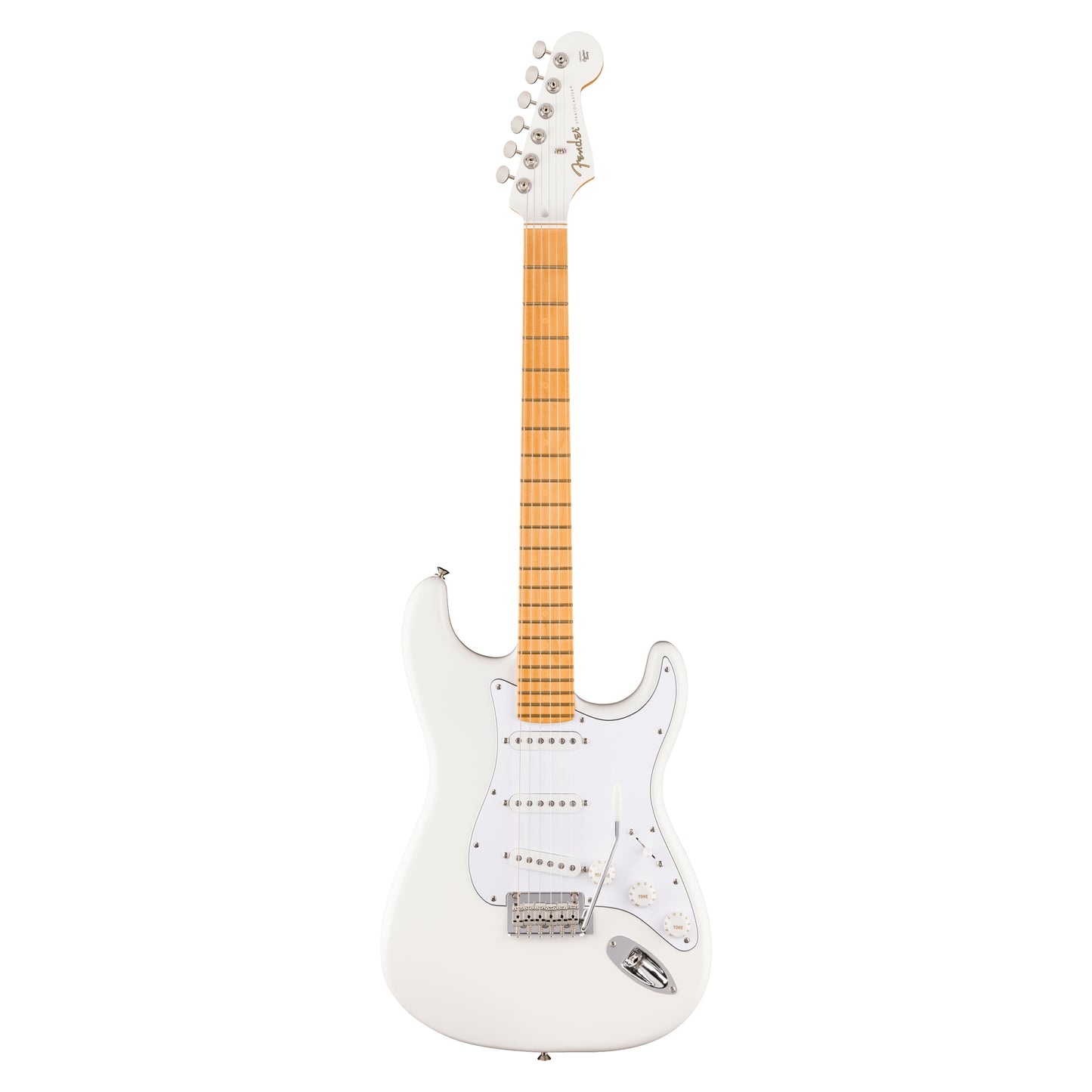 Fender DE Player II Stratocaster Polar White w/Matching Headcap Electric Guitars