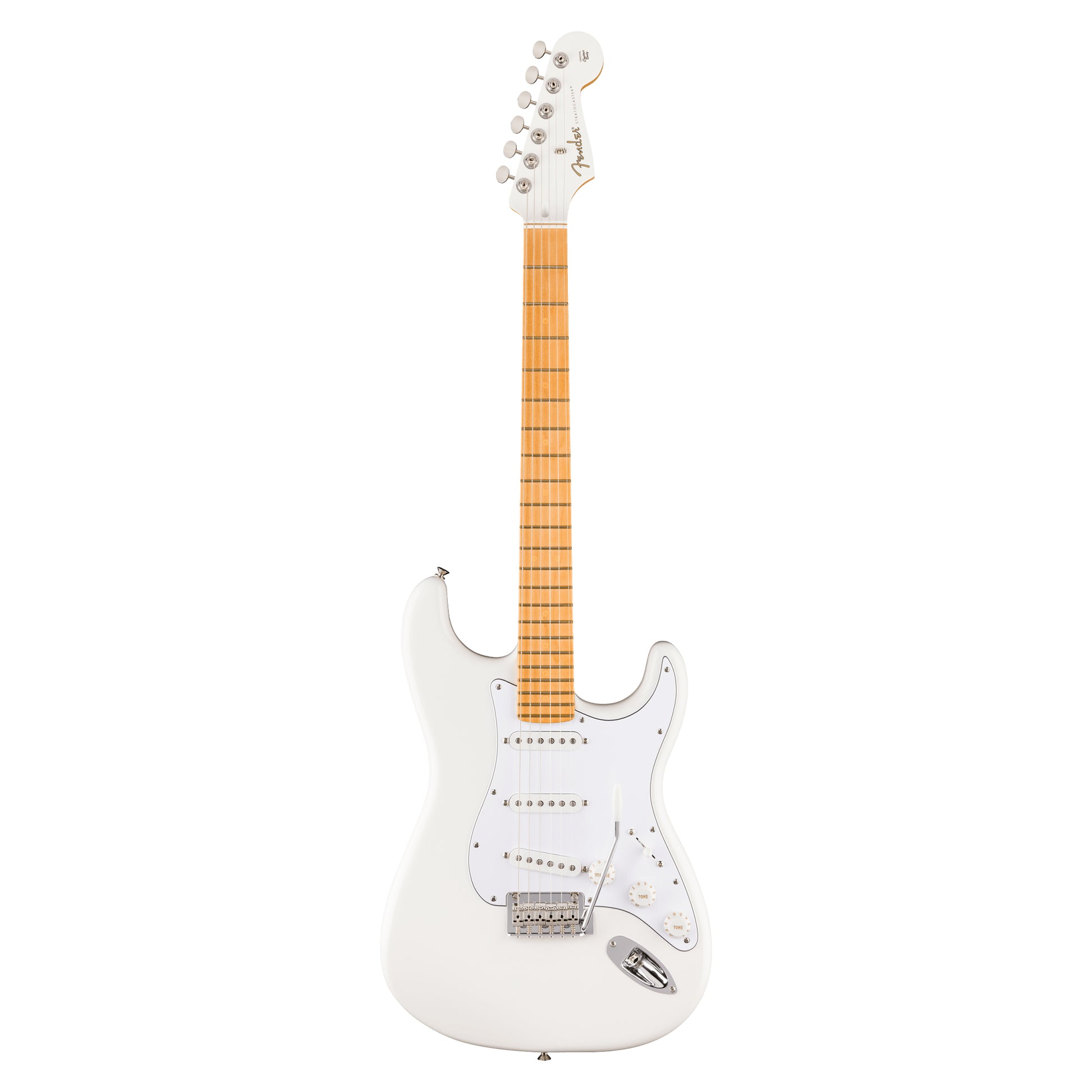 Fender DE Player II Stratocaster Polar White w/Matching Headcap Electric Guitars