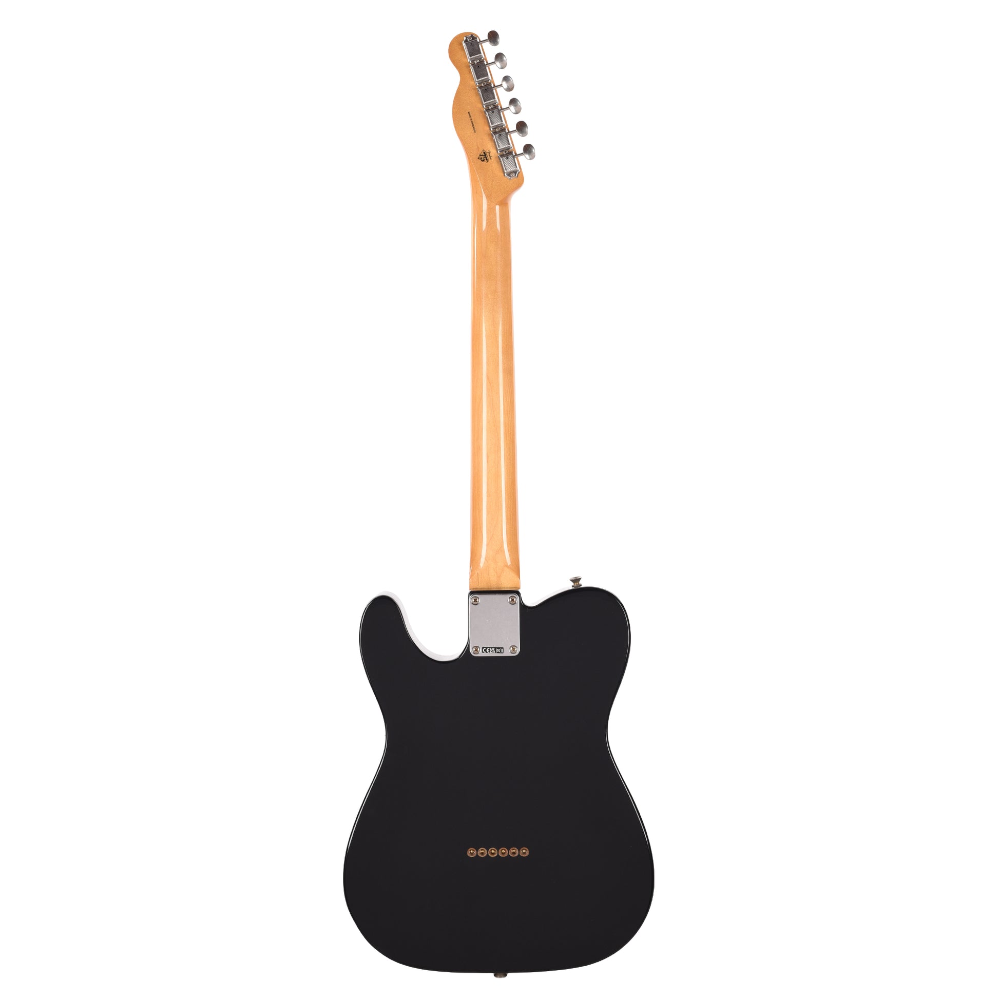 Fender DE Vintera Road Worn '60s Double Esquire Black w/Custom Shop '51 Nocaster Pickups & Hardshell Case Electric Guitars