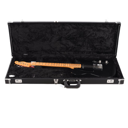Fender DE Vintera Road Worn '60s Double Esquire Black w/Custom Shop '51 Nocaster Pickups & Hardshell Case Electric Guitars