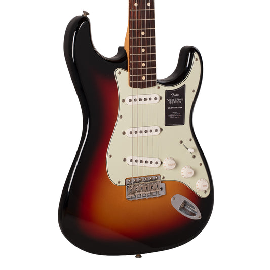 Fender DE Vintera Road Worn '60s Stratocaster RW 3-Color Sunburst w/Custom Shop Texas Special Pickups Electric Guitars