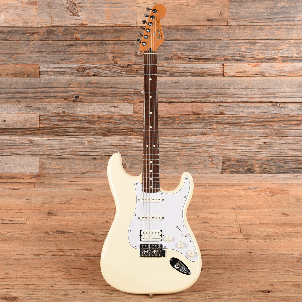 Fender Deluxe Lone Star Stratocaster Olympic White 2008 Electric Guitars