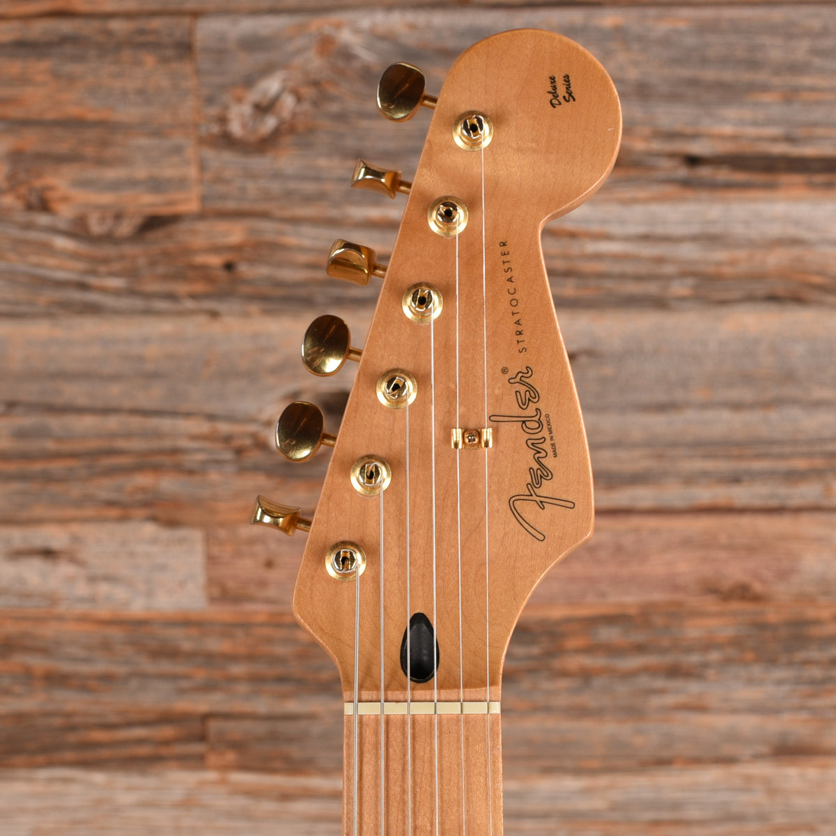 Fender Deluxe Series Stratocaster Transparent Red 1997 Electric Guitars